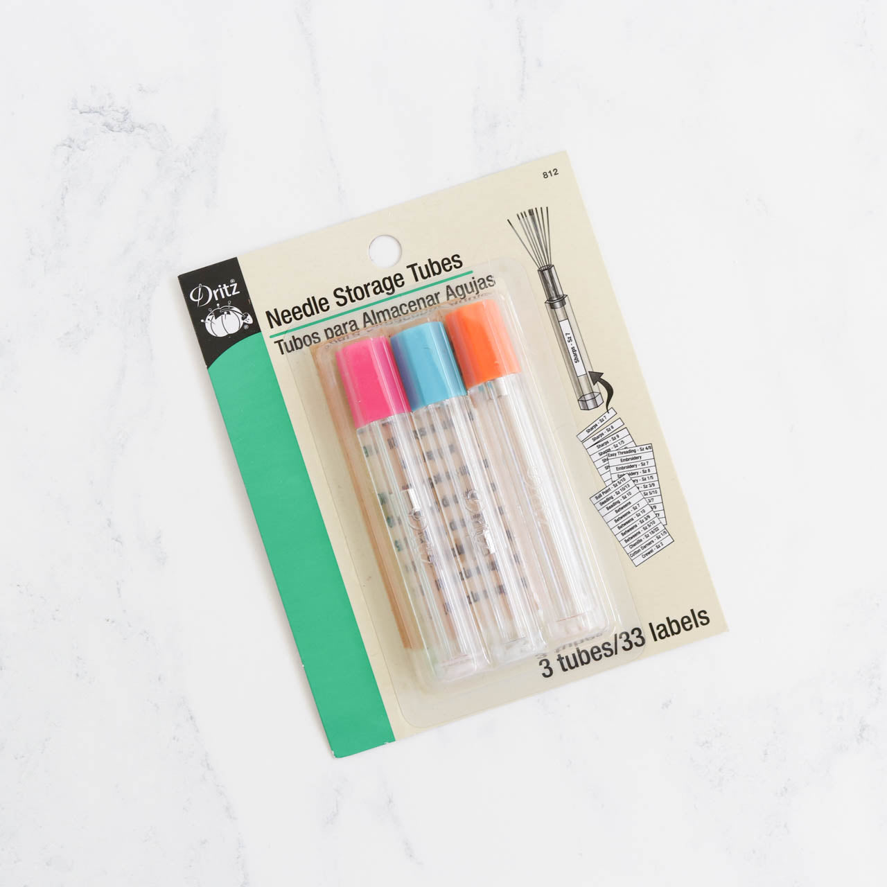 Magnetic Needle Storage Tubes - Secure Organizer for Sewing Needles & Pins | Perfect for Crafting, Quilting & Knitting Supplies Organization