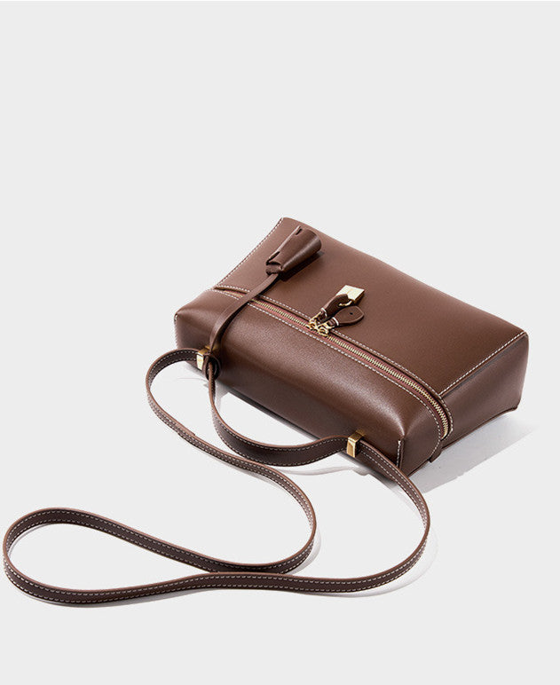 Structured Mini Box Bag for Women - Stylish Crossbody Handbag for Everyday Use, Work, and Travel