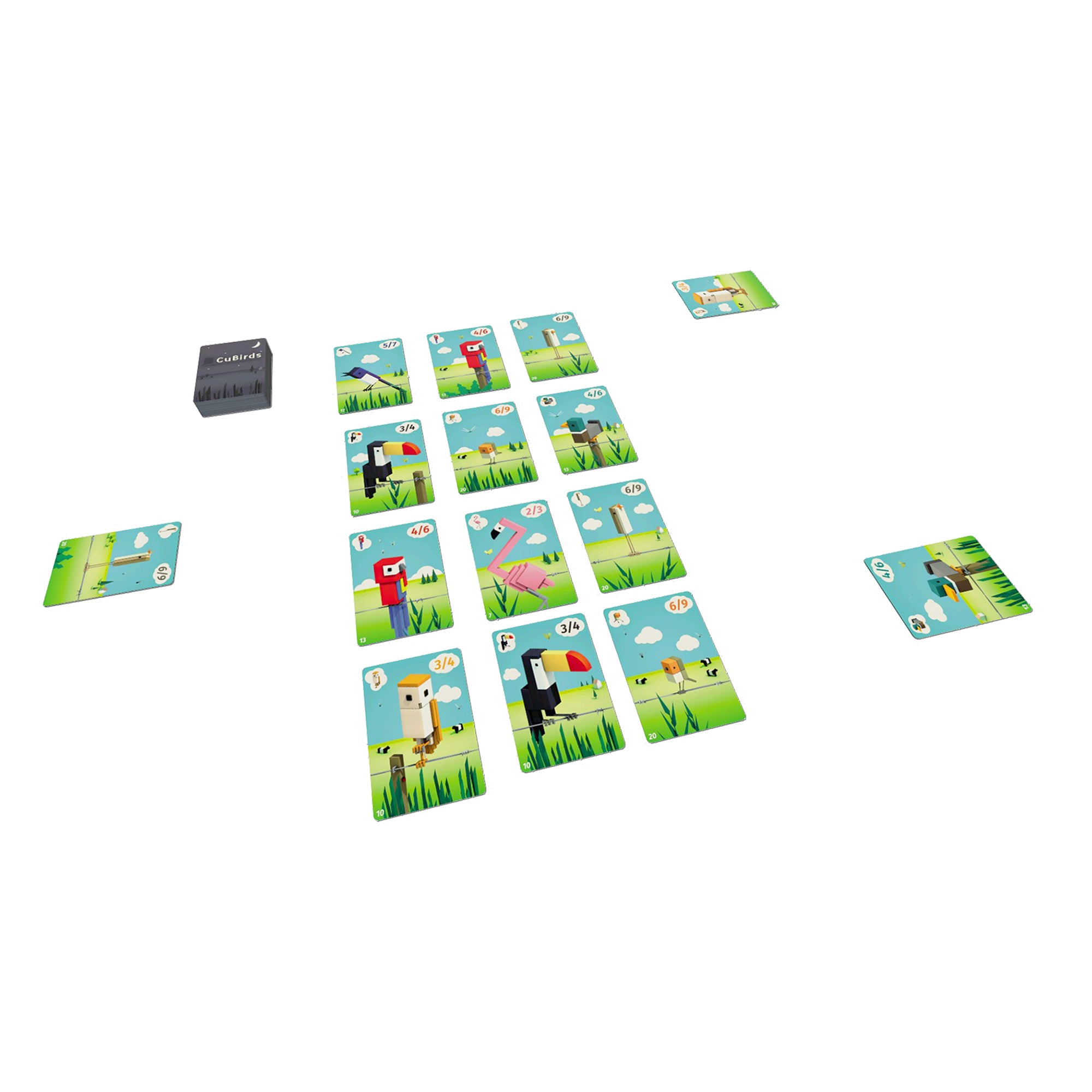 Cubirds Strategy Board Game - Fun & Challenging Card Game for Family Game Night - Perfect for Kids and Adults - Great for Parties, Travel, and Indoor Entertainment