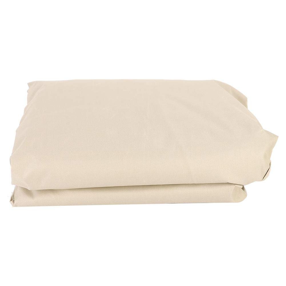 Qinlorgo Waterproof Dust-Proof Outdoor Generator Cover - Heavy Duty Wind & Rain Resistant Protection for Home, Patio, RV & Camping - Beige (Perfect for Emergency Power Backup & Outdoor Activities)