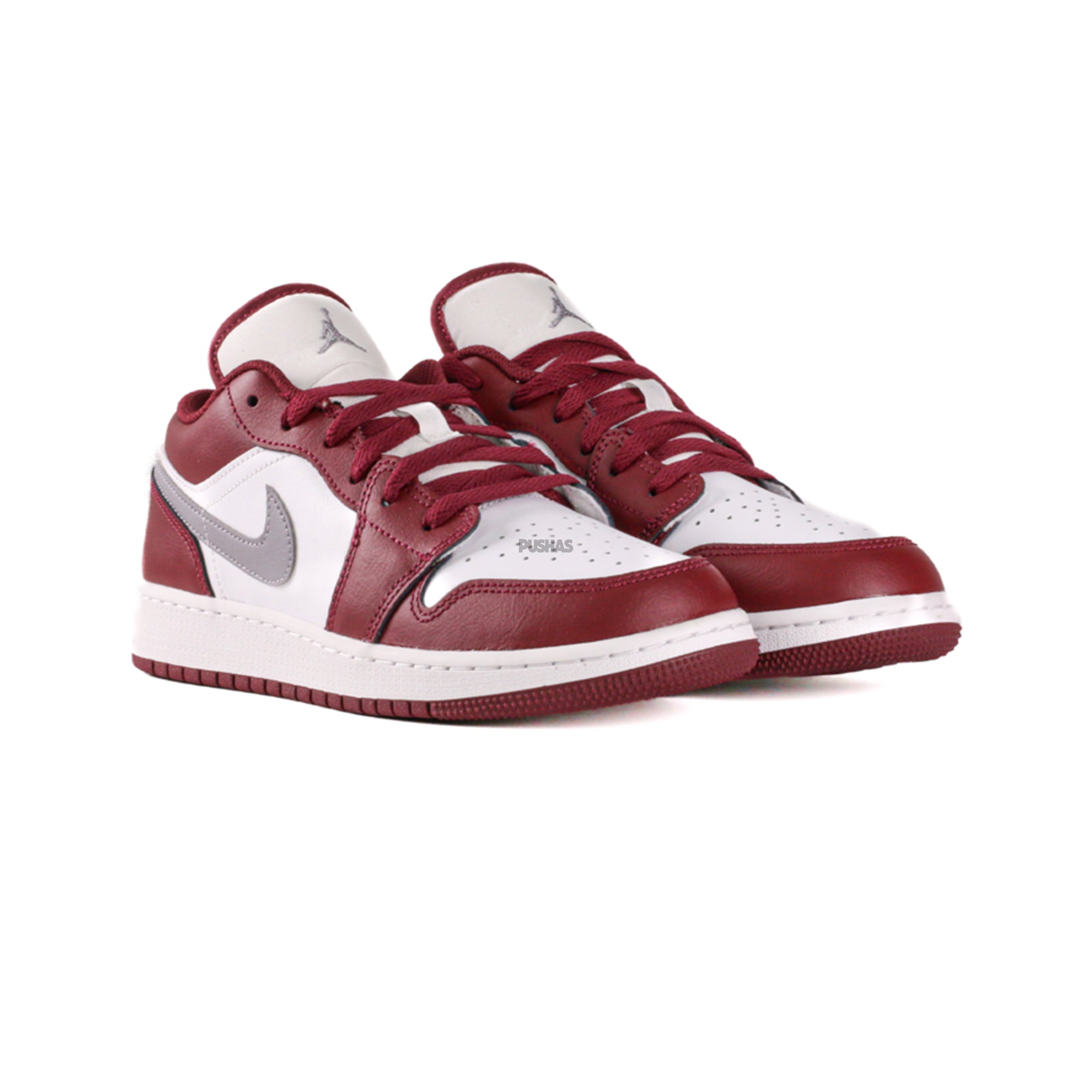 Air Jordan 1 Low 'Bordeaux' GS Sneakers for Girls (2022) - Stylish Basketball Shoes for School, Sports & Casual Wear