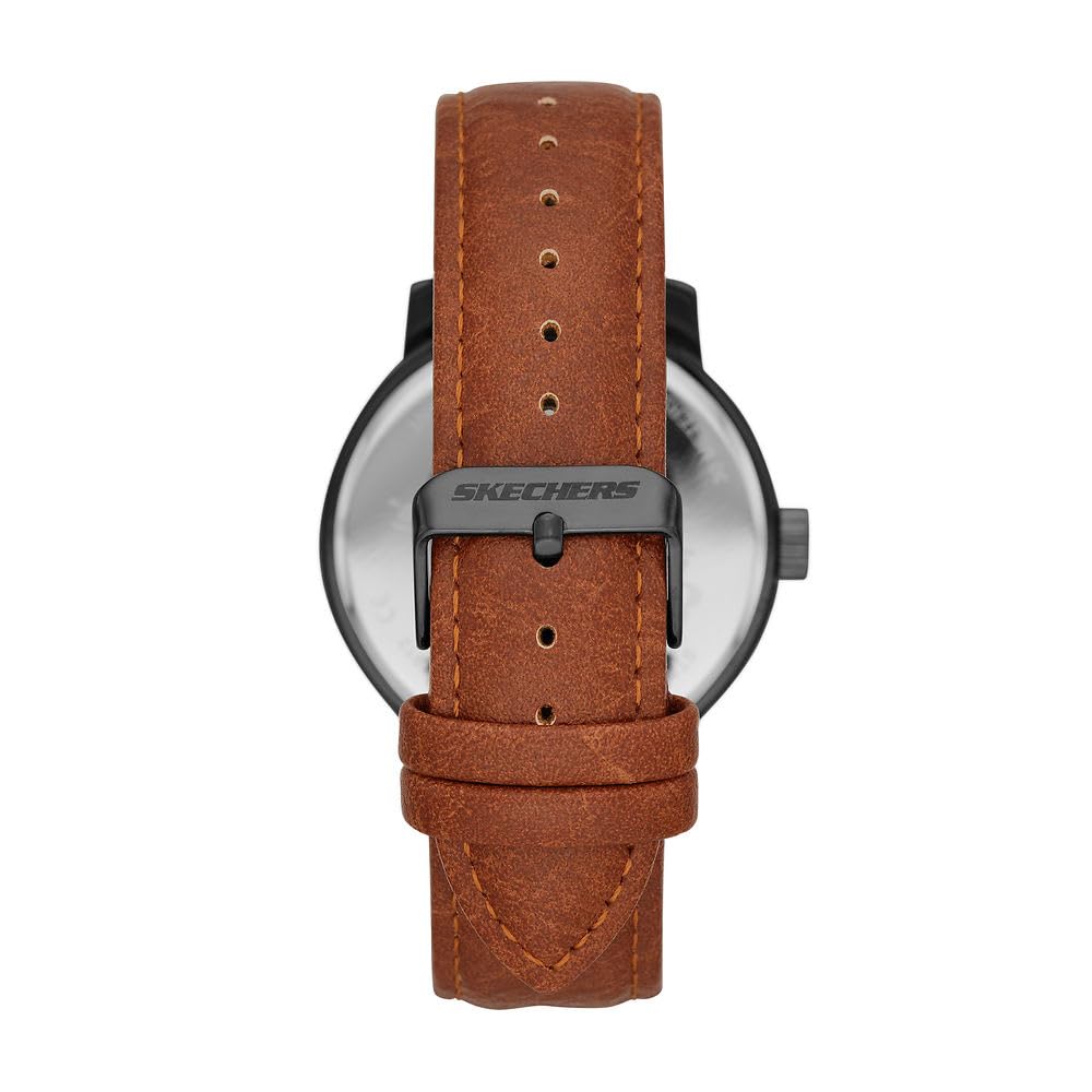 Skechers Men's Watch with Stackable Bracelet & Interchangeable Bands - Stylish Gift Set for Casual Wear, Work & Everyday Fashion Accessories