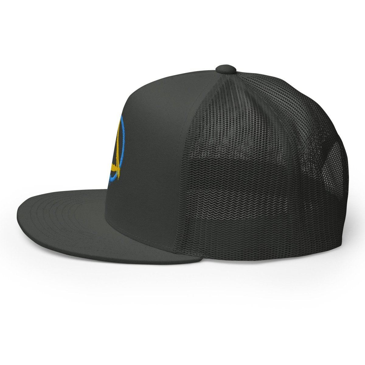 Graffiti Sobriety Symbol Trucker Hat - Stylish Baseball Cap for Recovery Support & Streetwear Fashion - Perfect for AA Meetings, Concerts, and Urban Outfits