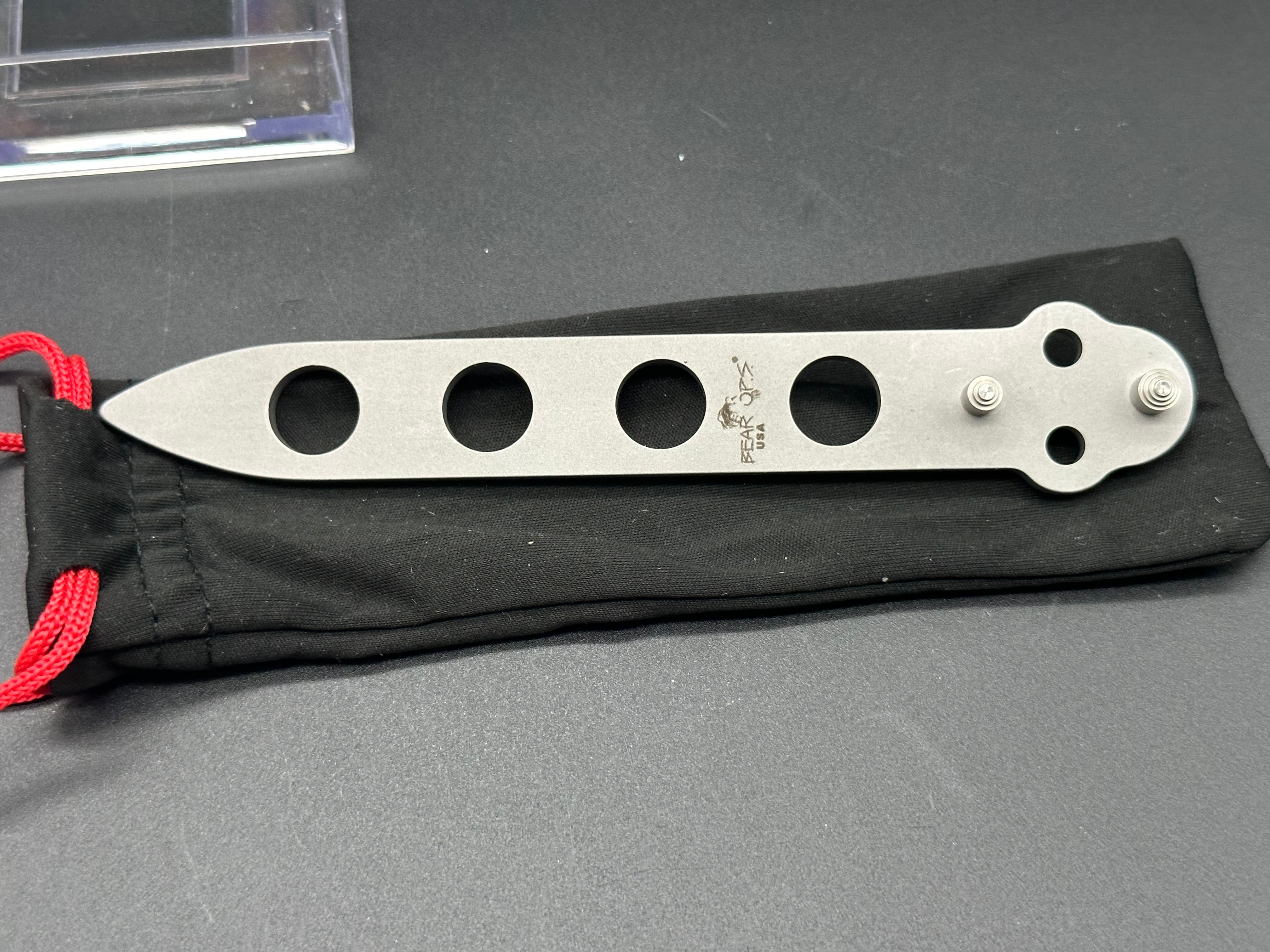 Bear OPS Bear Song II Butterfly Knife Trainer - Premium Practice Balisong for Beginners & Collectors | Perfect for EDC, Tricks Training & Martial Arts Practice