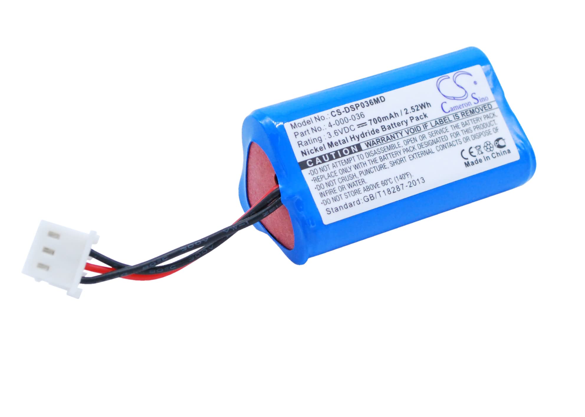 700mAh 3.6V Replacement Battery for Drummond Scientific 4-000-036 | Compatible with Portable Pipet-Aid PK, XL & XP2 Models | Long-Lasting Lab Equipment Power Supply for Scientific Research, Medical Labs & Biotechnology Workstations | Essential for Pipetting, Cell Culture, Sample Preparation & Clinical Diagnostics | Perfect for Research Labs, Hospitals, Universities & Field Research Applications | Use in Daily Lab Work, Emergency Medical Services & Scientific Experiments