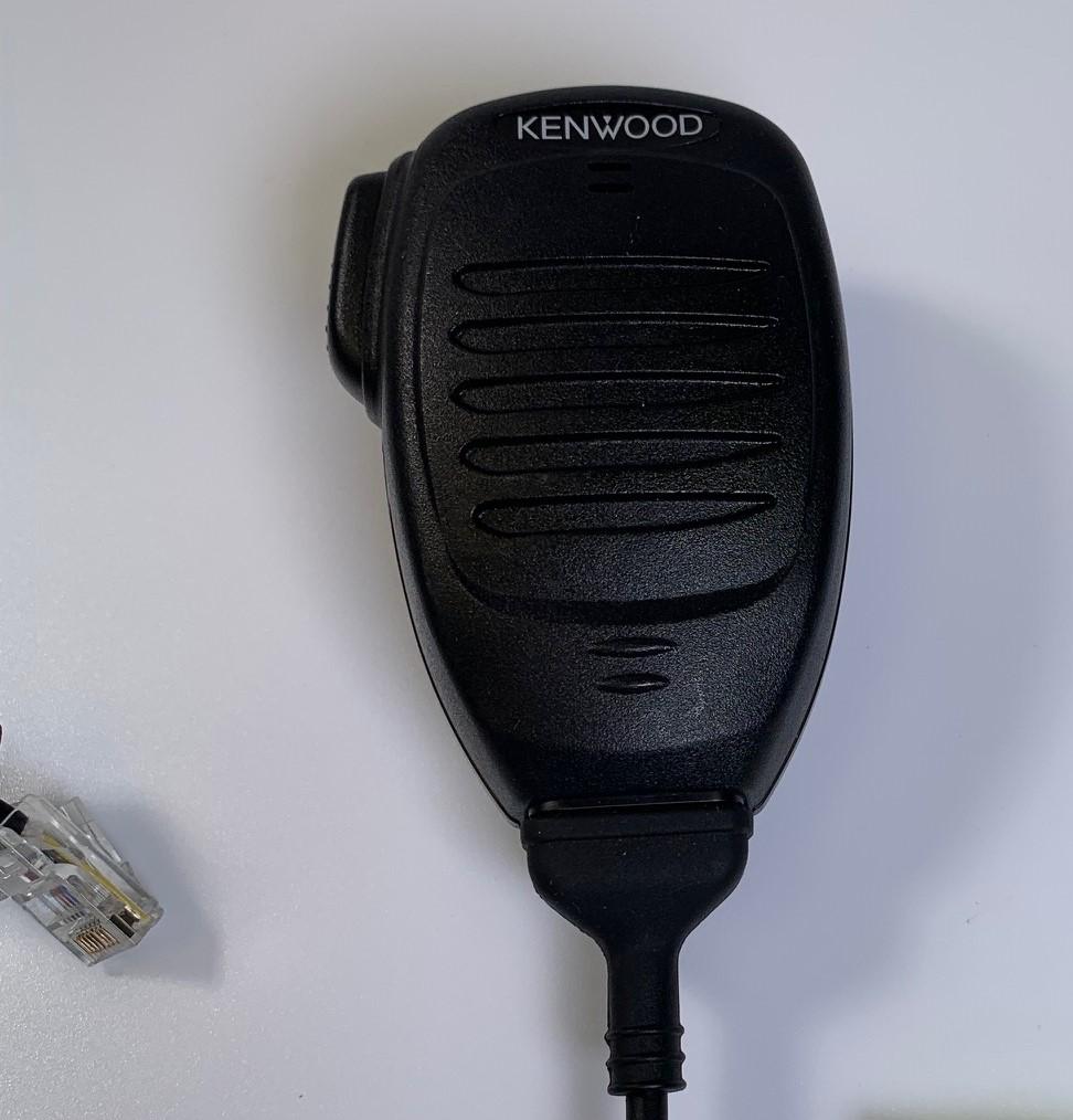 Kenwood KMC 35 Mobile Palm Microphone with RJ45 8-Pin Connector - Professional Two-Way Radio Accessory for Truckers, Security & Emergency Responders