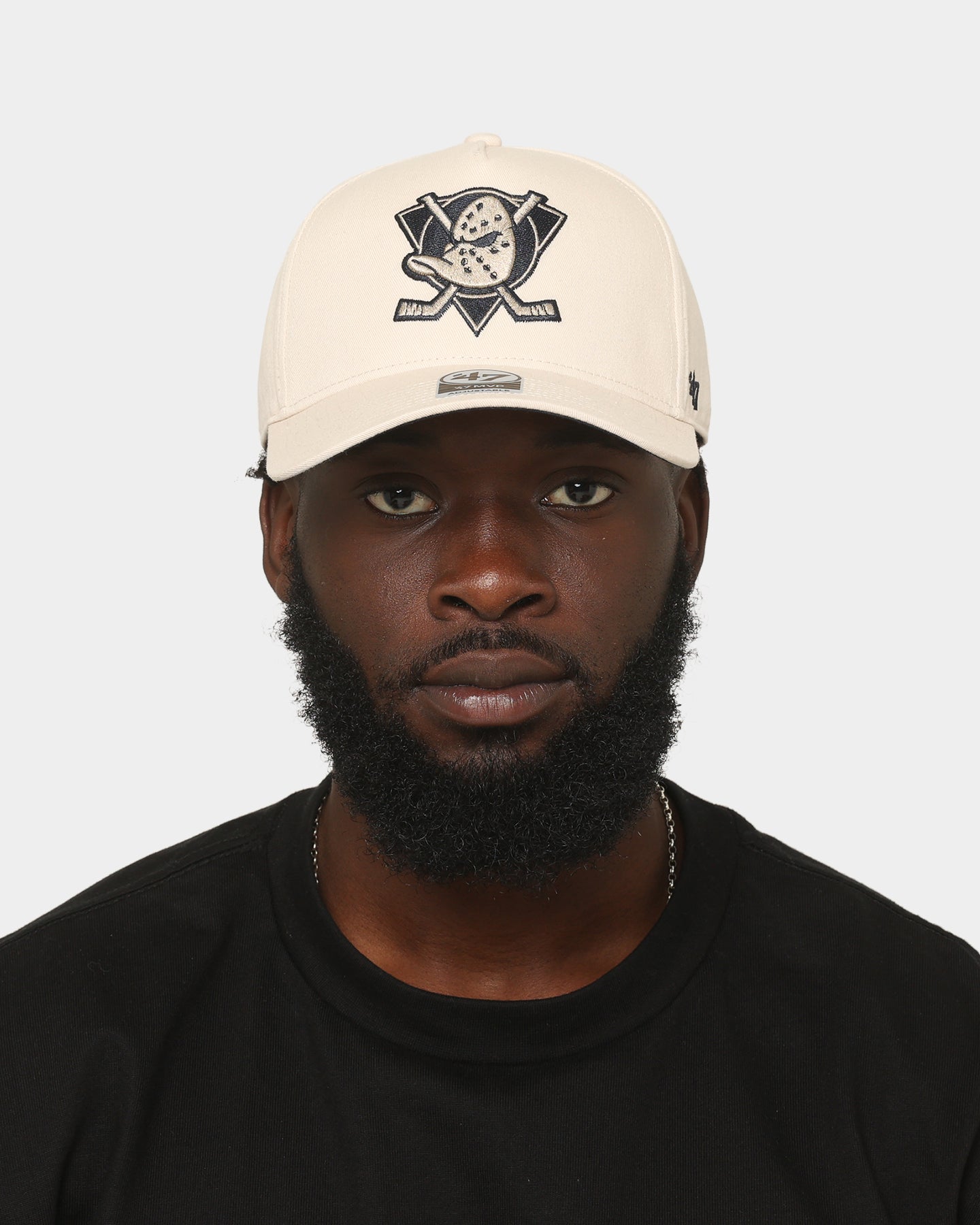47 Brand Anaheim Ducks Legend Replica MVP DT Snapback Bone Hat - Official NHL Hockey Cap for Men & Women - Perfect for Game Day, Sports Events & Casual Wear