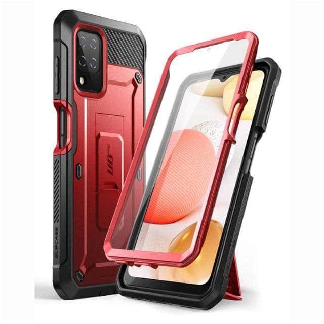 Samsung Galaxy A12 SUPCASE UB Pro Full Body Rugged Holster Case with Built-in Screen Protector - Shockproof Protective Cover for Outdoor Work, Construction & Active Lifestyle