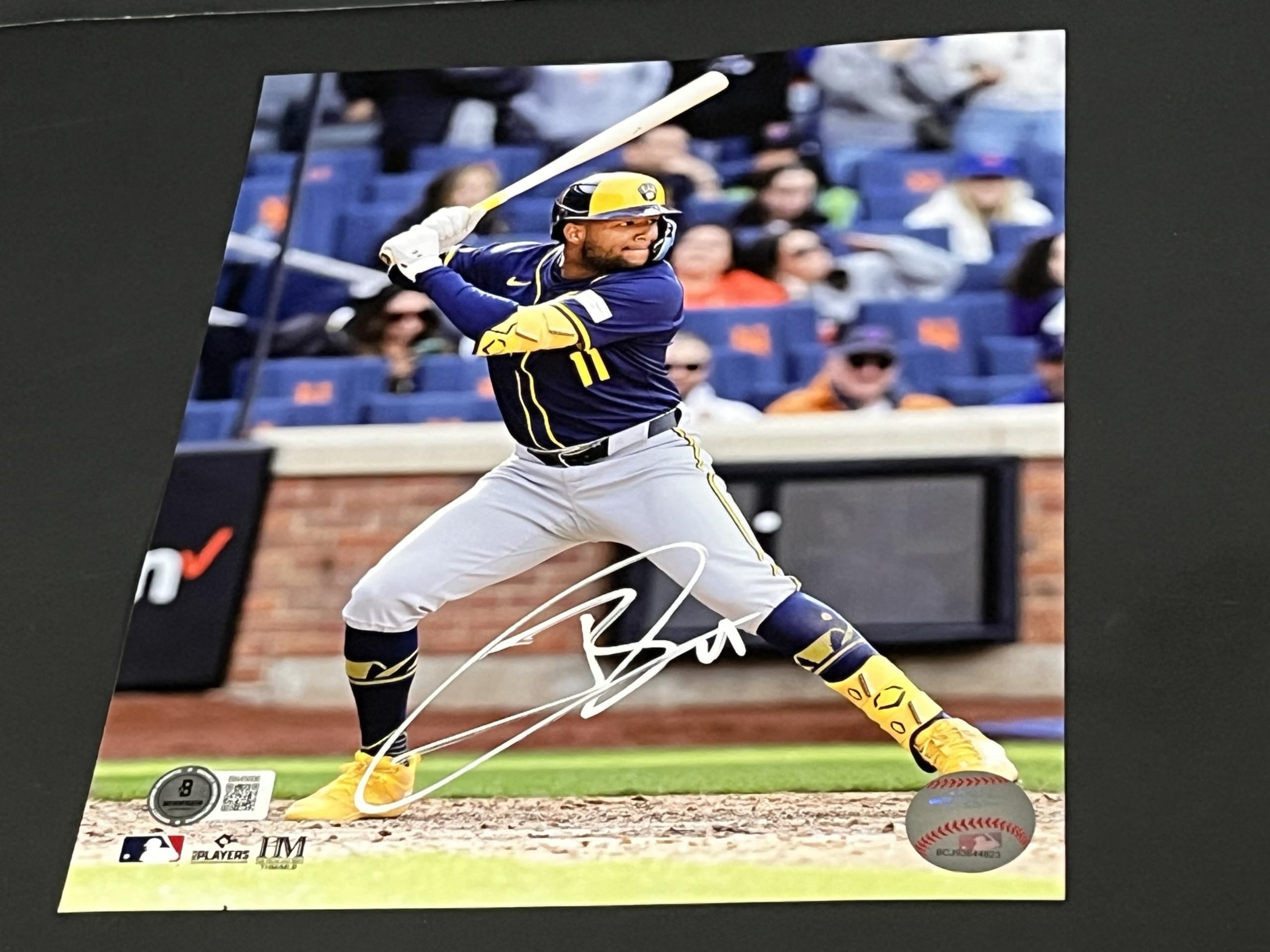 Jackson Chourio Autographed 8x10 Photo - Milwaukee Brewers Signed Memorabilia - Perfect for Baseball Fans, Collectors, and Sports Decor