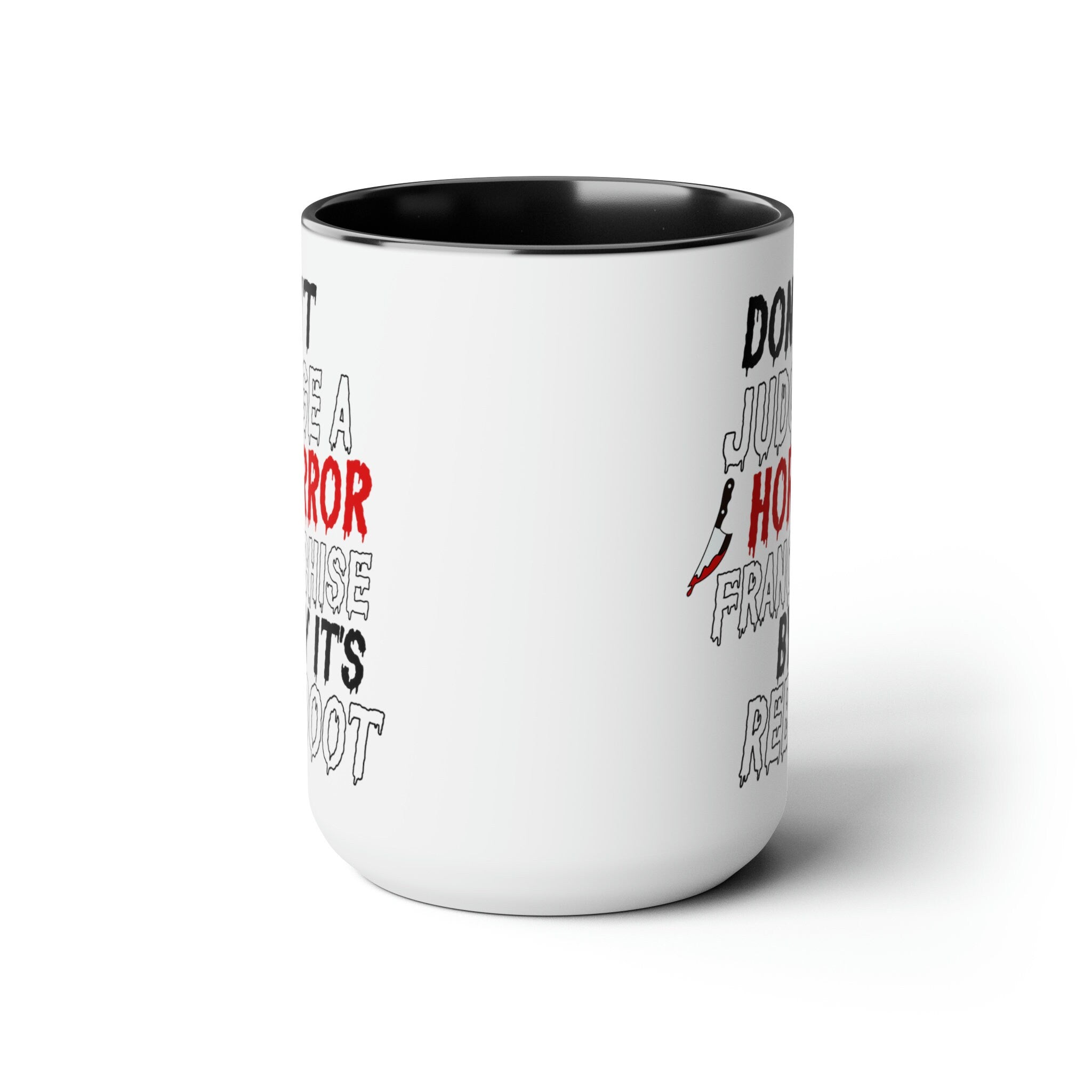 Horror Movie Mug - Halloween Coffee Cup for Horror Fans - Scary Gift for Halloween Lovers - Perfect for Movie Nights & Spooky Parties