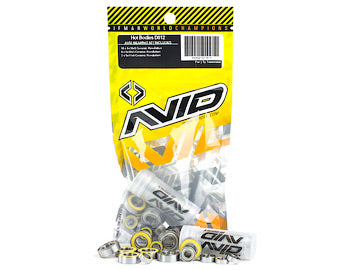 Ceramic Aura Metal Shield Bearing Set for TLR 22 5.0 AC RC Car - High Performance Sealed Ball Bearings for Off-Road Racing & Bashing