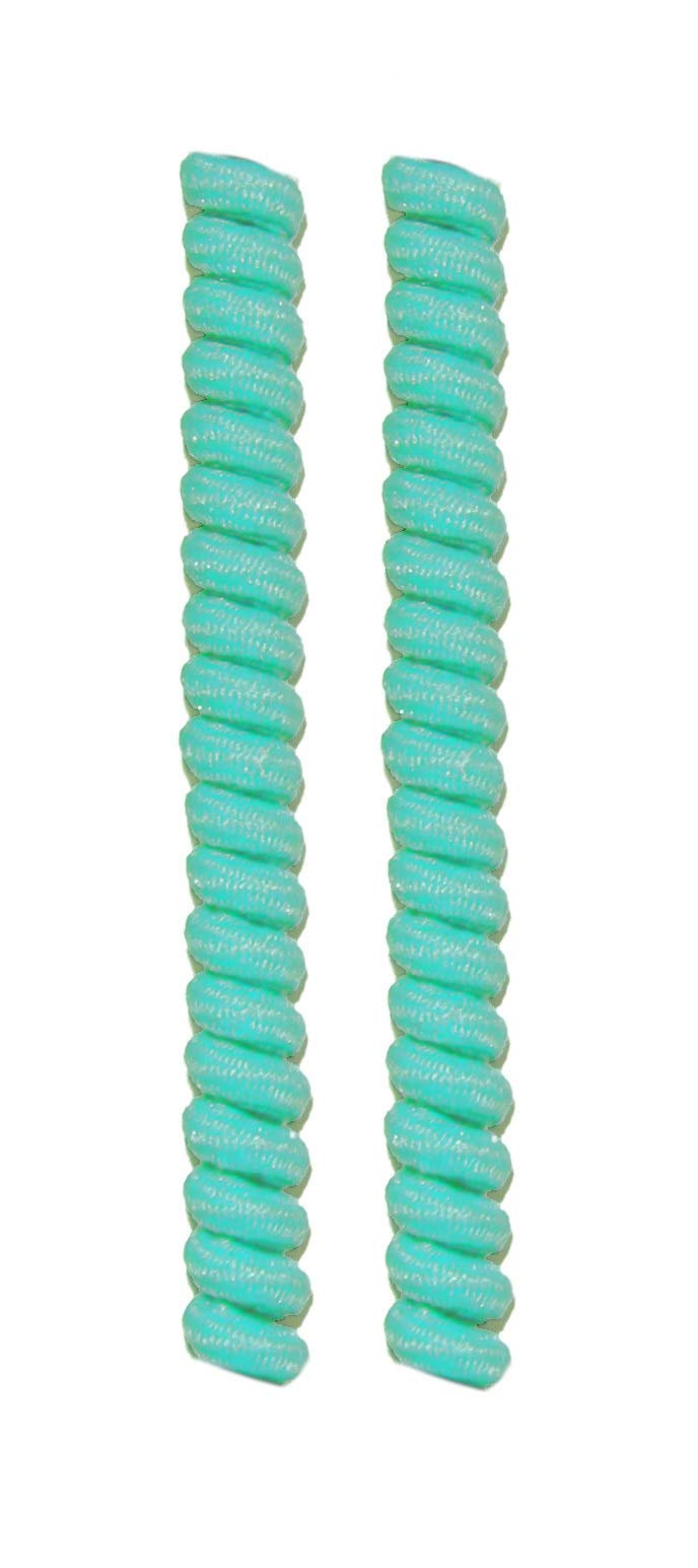 FeetPeople Curly Twist Elastic Shoe Laces - 1 Pair No-Tie Shoelaces for Sneakers, Running Shoes & Casual Shoes | Perfect for Kids, Adults & Seniors | Easy to Use & Comfortable Fit