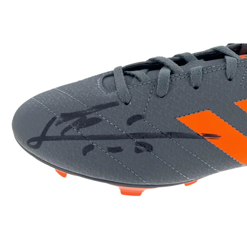 Authentic Leo Messi Autographed Adidas Soccer Cleats - Certified COA by Beckett - PSG & Barcelona Memorabilia - Perfect for Football Collectors & Sports Fans Display