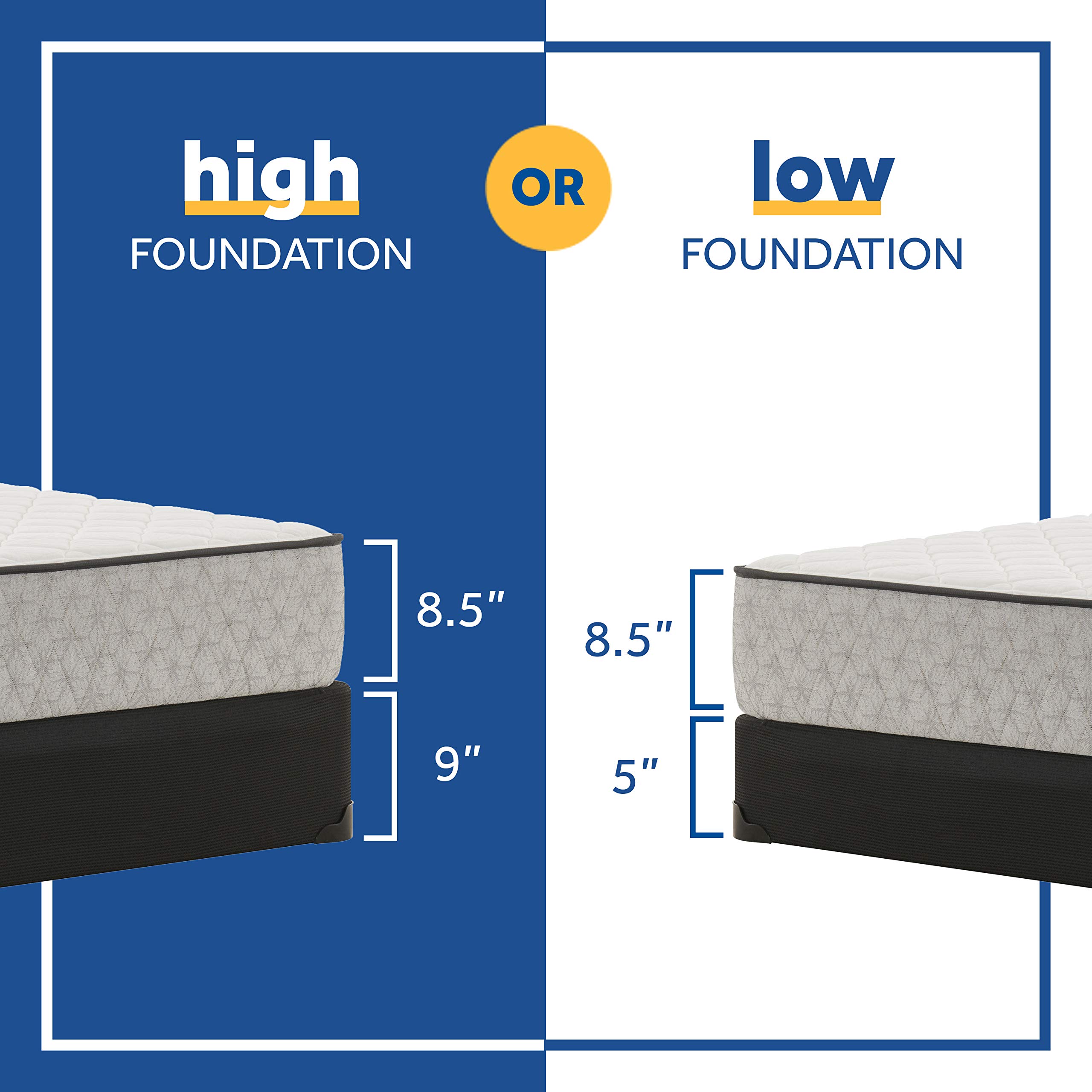 Sealy Essentials Firm Feel California King Mattress - Supportive & Comfortable for Spring & Summer - Perfect for Hot Sleepers & Back Pain Relief