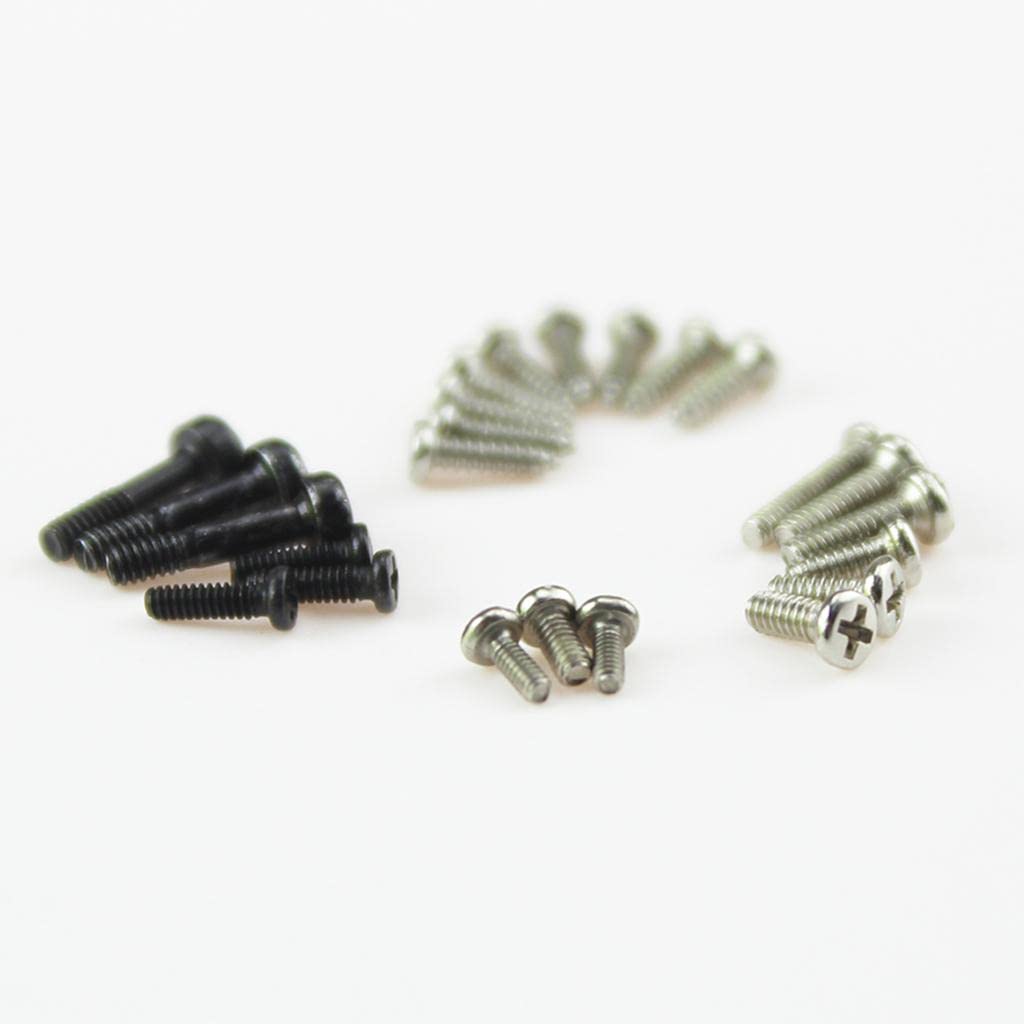 UJEAVETTE® 24Pcs Cross Round Head Screws Set for Wltoys XK K130 RC Planes, Cars, Drones - Motor Gear Kit, Receiver Parts, Transmitter Controller Accessories | Perfect for RC Model Repair & DIY Projects
