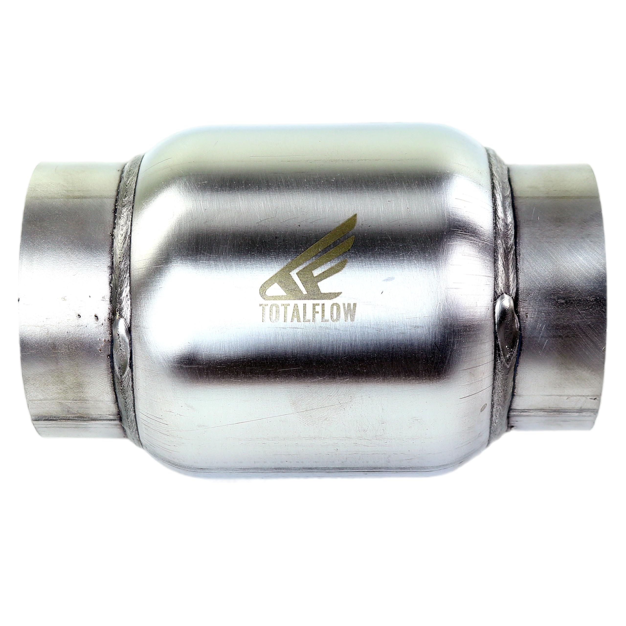 TOTALFLOW 646 Mini Muffler 409 Stainless Steel | 4.5