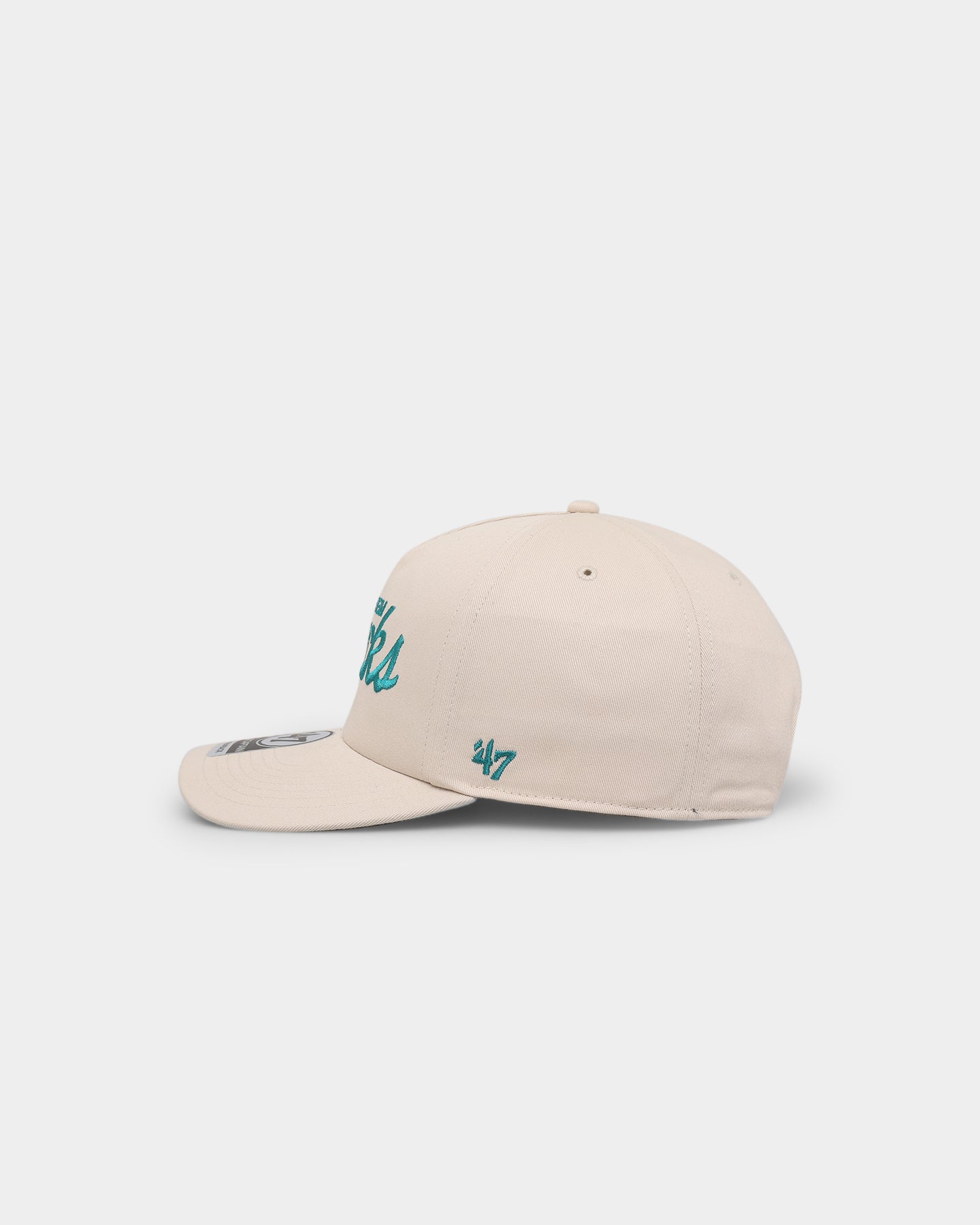 47 Brand Anaheim Ducks Nantasket Script '47 Captain DT Snapback Bone Hat - Official NHL Hockey Cap for Men & Women - Perfect for Games, Fan Gear & Streetwear Fashion