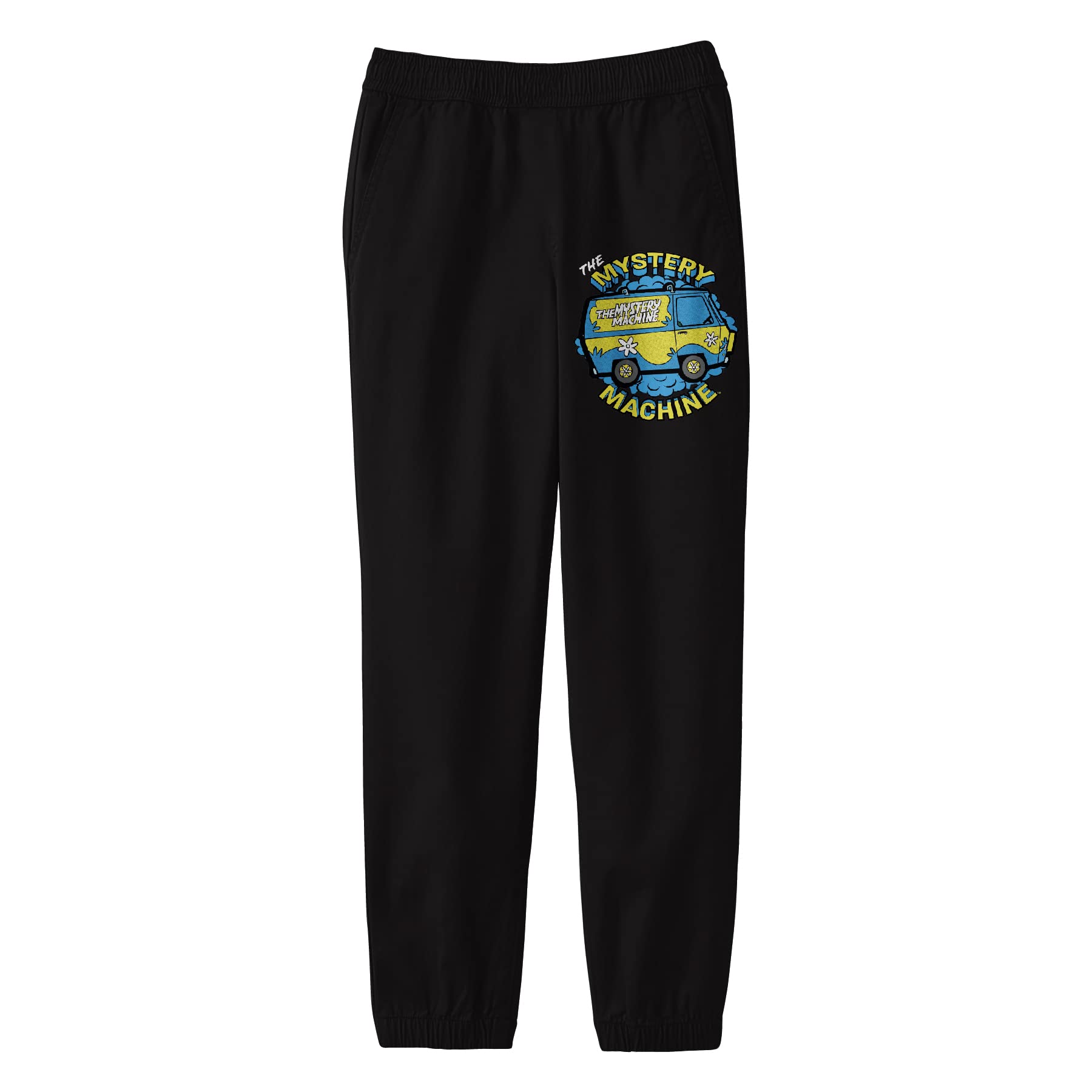 Scooby Doo Mystery Machine Boys' Black Sweatpants - Cartoon Character Joggers for Kids, Halloween Costume, Cosplay & Casual Wear