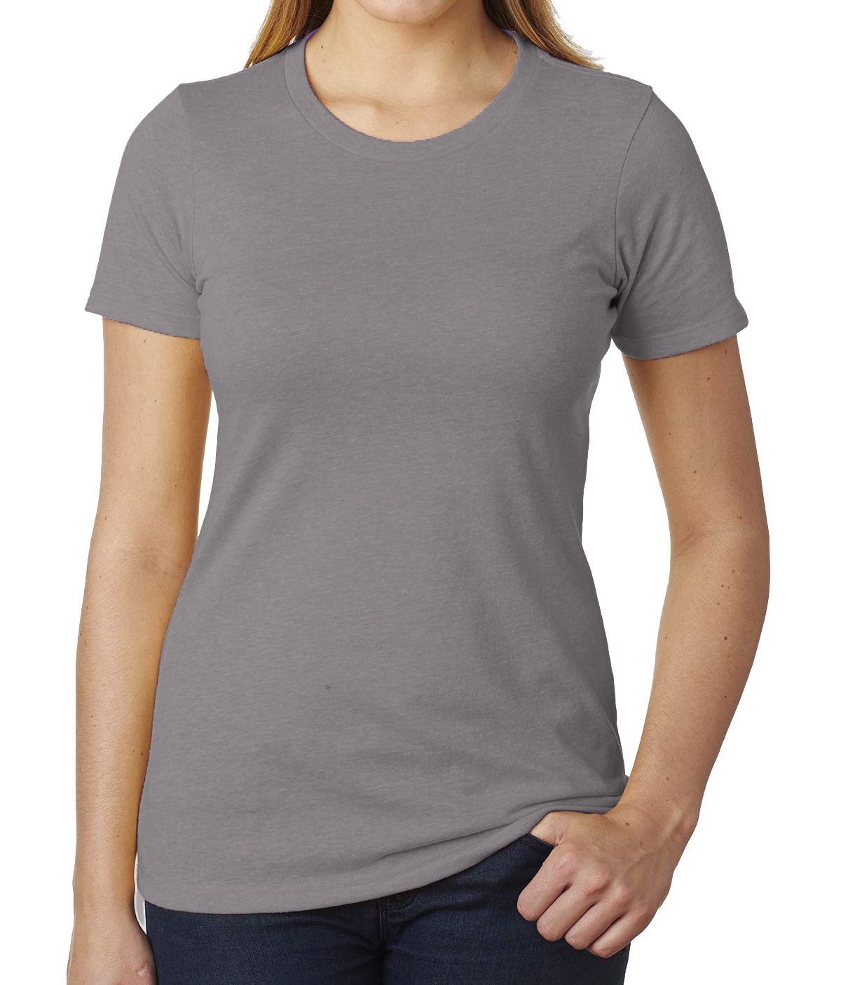 Mato & Hash Women's Crew Neck T-Shirts - Soft Cotton Basic Tees for Ladies, Wholesale Bulk Pack Casual Tops - Perfect for Everyday Wear, Layering & Workout Outfits