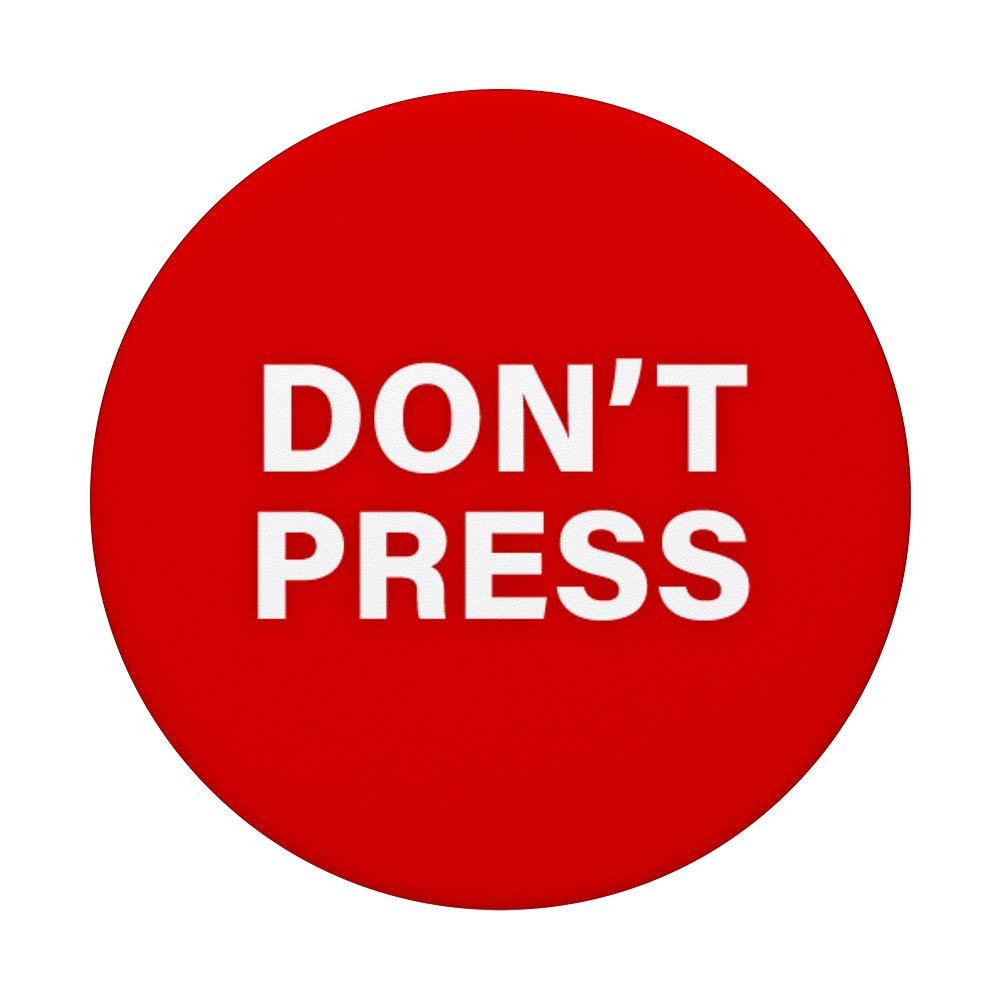 Don't Press The Red Button - Fun Novelty Prank Gift for Parties & Office Pranks