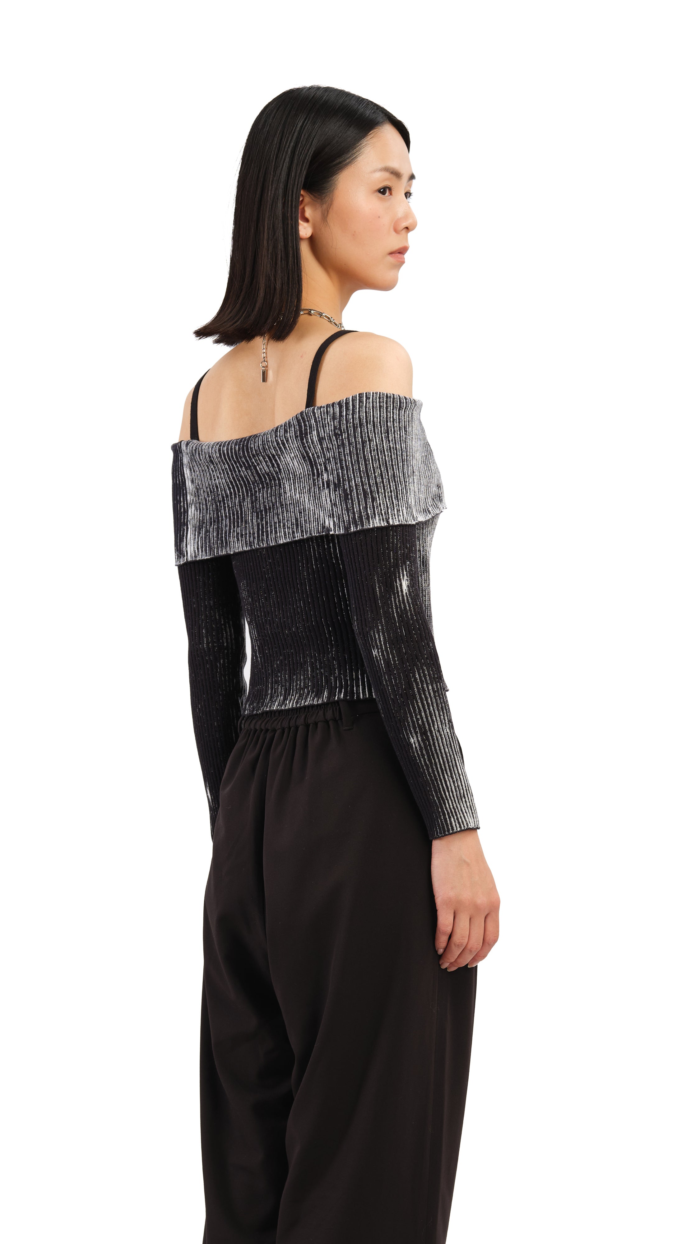 Two Tone Off Shoulder Sweater Women's Fashion - Casual Chic Knit Top for Fall & Winter | Perfect for Date Night, Office Wear & Weekend Outfits