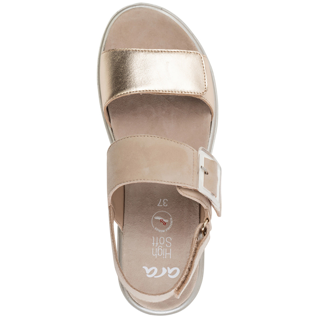 Ara Marbella Women's Sandals - Stylish & Comfortable Summer Beach Shoes for Walking, Travel & Outdoor Activities