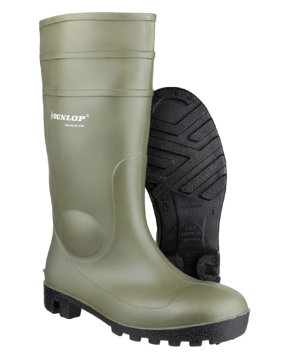 Dunlop Protomastor Full Safety Wellingtons - Waterproof Rubber Boots for Men & Women - Ideal for Construction, Farming & Outdoor Work