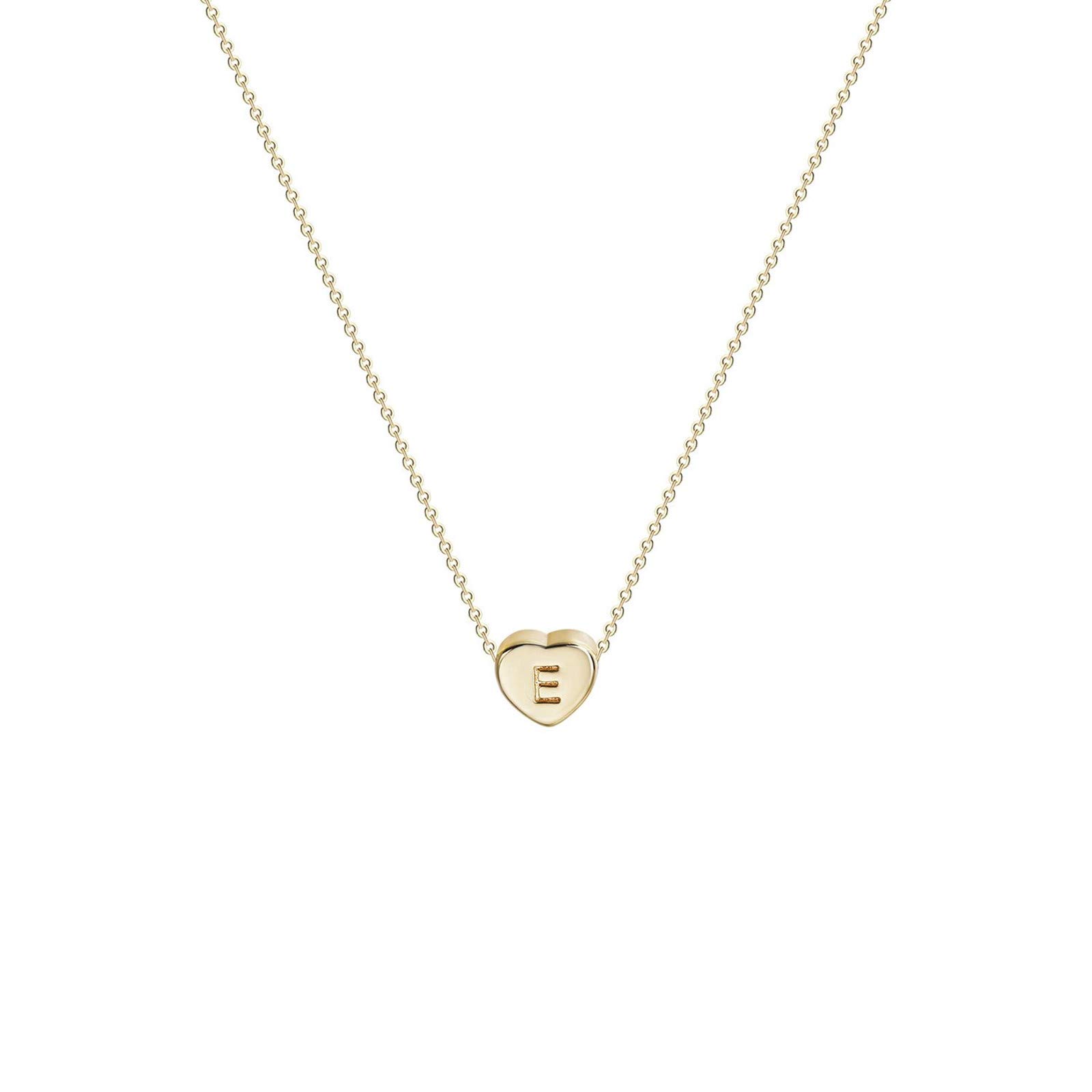 E Letter Clavicle Chain Necklace for Women - 26
