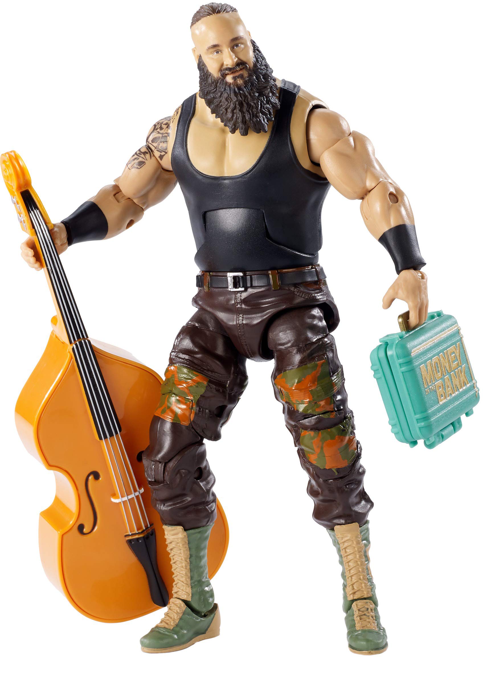WWE Braun Strowman Elite Top Picks Action Figure Collectible Toy for Kids & Adults - Perfect for Wrestling Fans, Display Collections & Play Battles