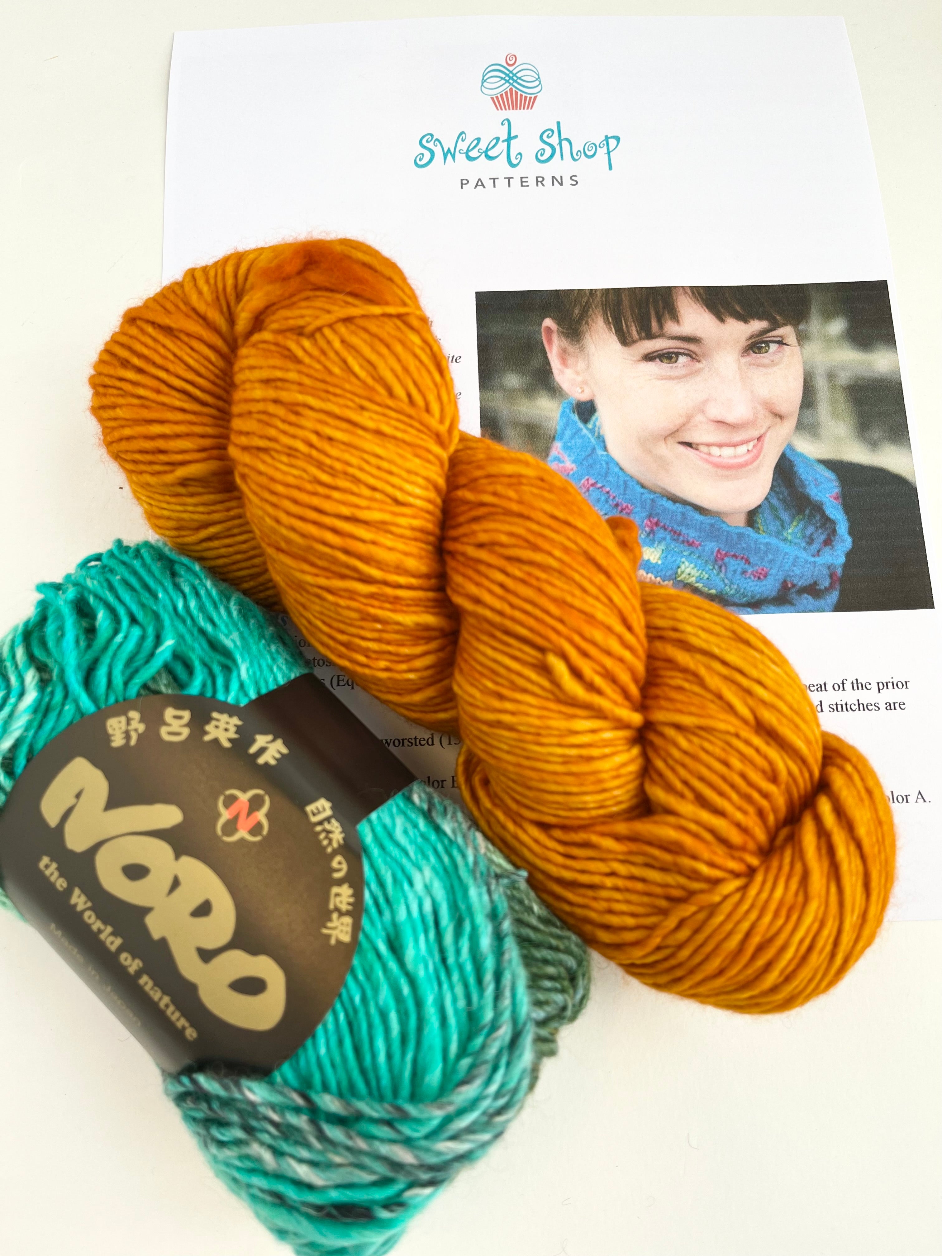Sweet Shop Patterns Fretwork Cowl Knitting Kit - Cozy Handmade Crochet Scarf for Women, Perfect for Winter & Fall Fashion Accessories