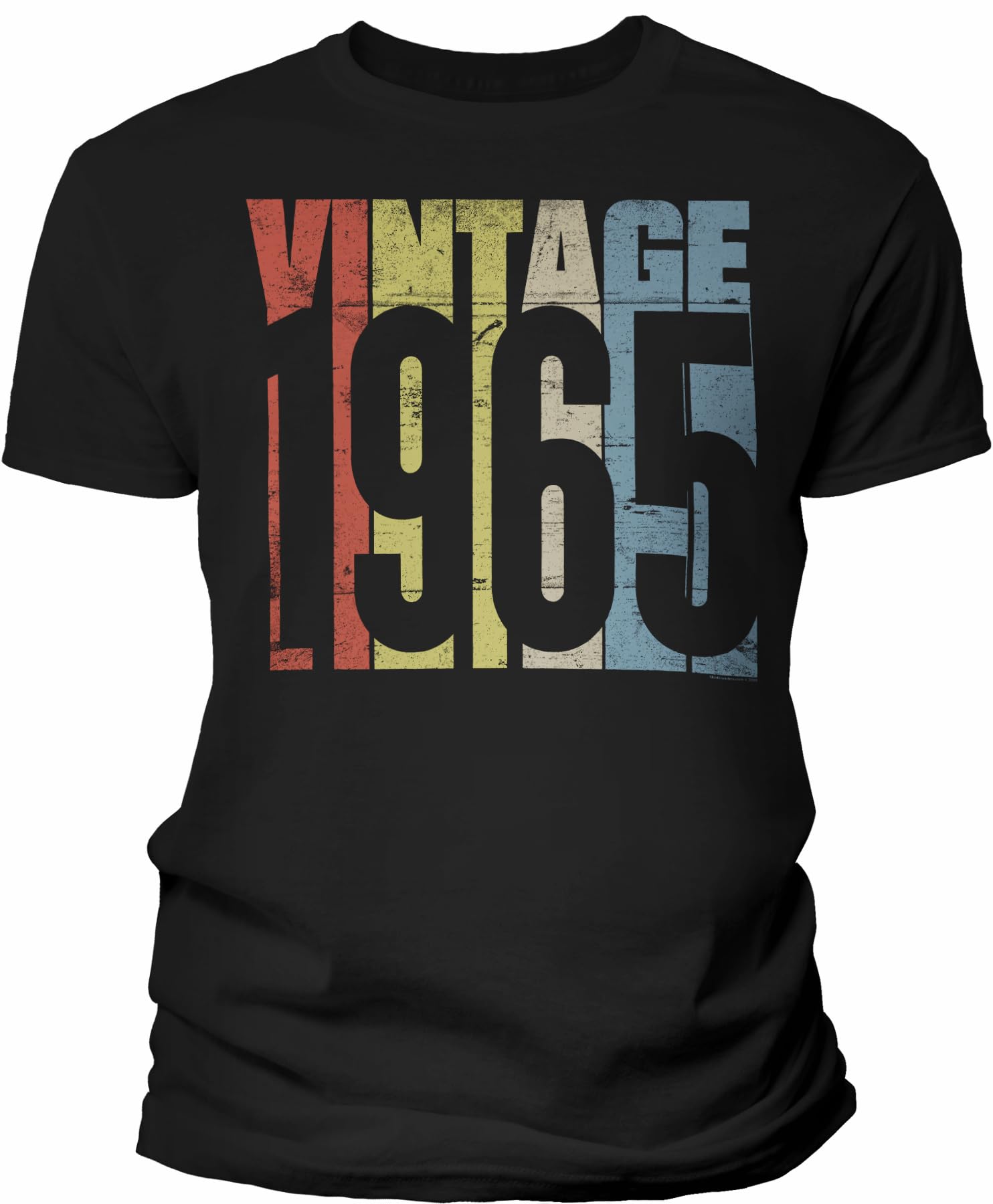 Vintage 1965 Retro Birthday T-Shirt for Men - 60th Birthday Gift Idea - Perfect for 1965 Birth Year Celebrations & Themed Parties