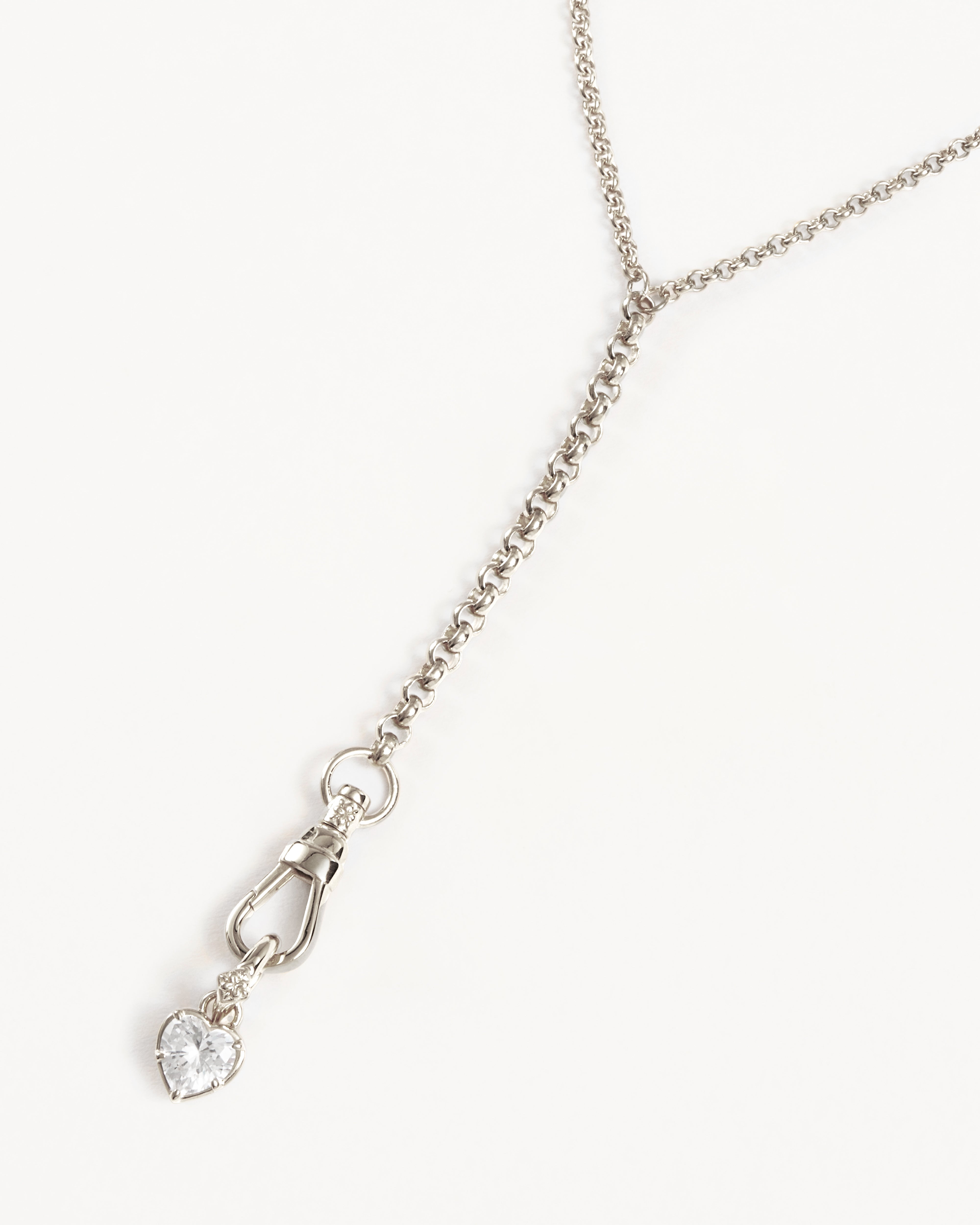 925 Sterling Silver Radiant Heart Annex Link Pendant Necklace for Women - Perfect for Valentine's Day Gifts & Anniversary Jewelry
