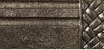 Finial Company Reeded Wood Pole - Black with Heavy Gold Finish - Elegant Curtain Rod for Living Room, Bedroom, and Home Decor