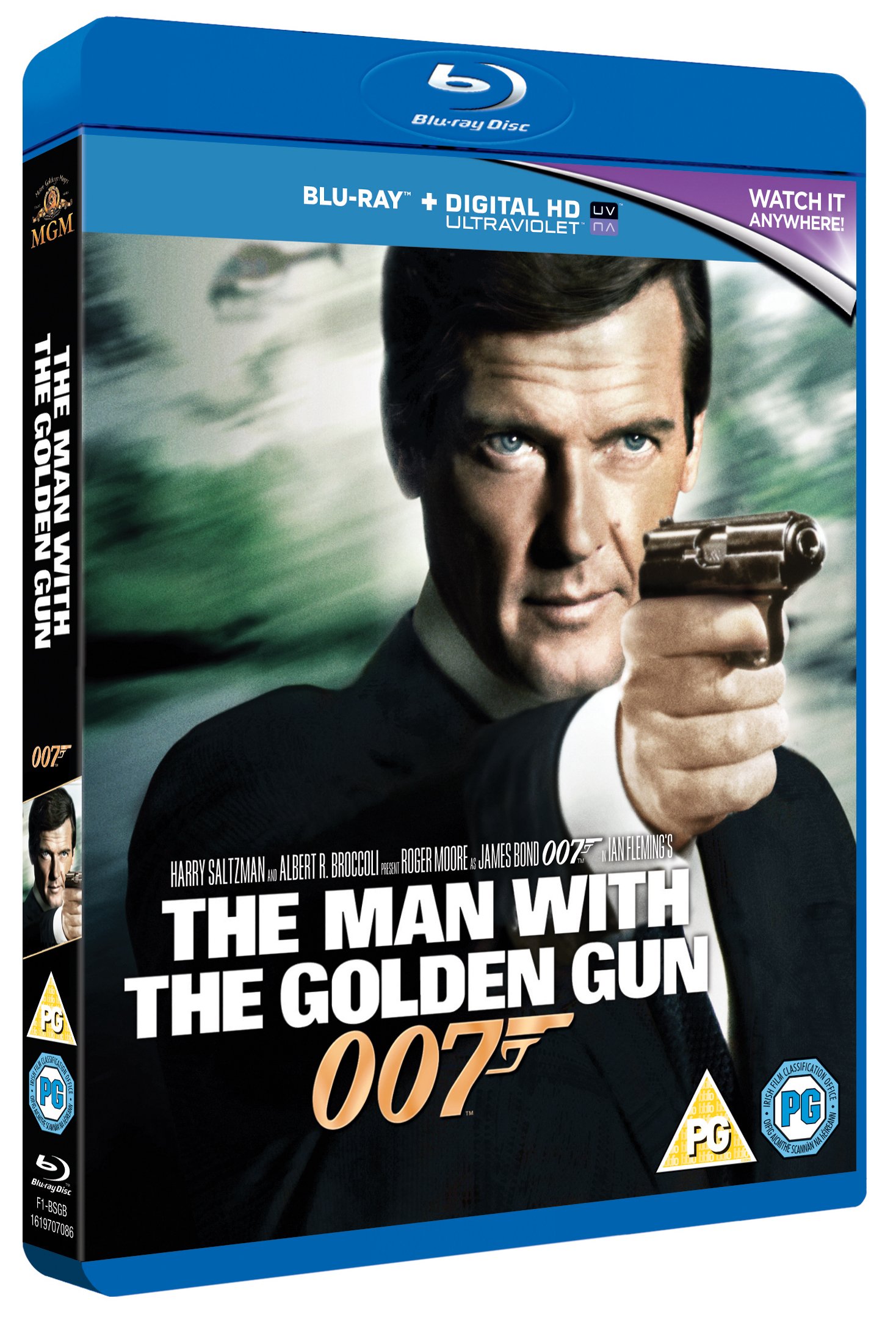 The Man With The Golden Gun (1974) Blu-ray - James Bond 007 Action Movie, Spy Thriller Film for Movie Night & Collector's Edition