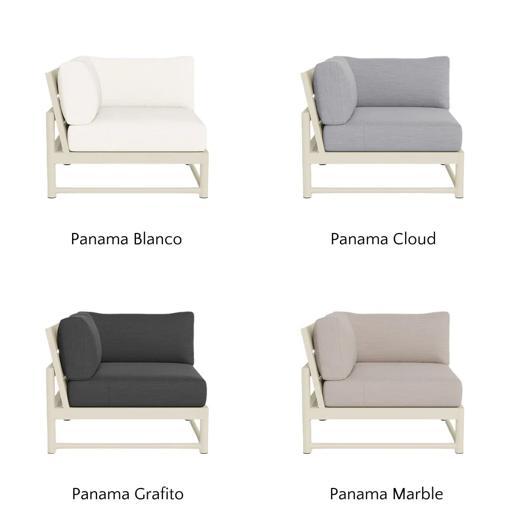 Breeze XL Outdoor Corner Sectional Sofa - Waterproof Patio Furniture Set with Cushions for Backyard, Poolside & Garden Relaxation