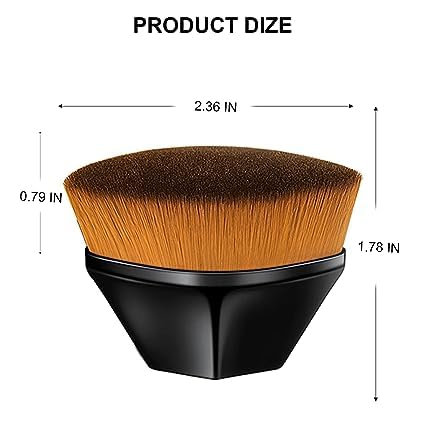 Anup Torda Professional Makeup Brush Set - Blending Brush for Liquid Blush & Foundation - Soft Bristle Cosmetic Brush for Seamless Makeup Application - Perfect for Daily Use & Professional Makeup Kits (Small Size)