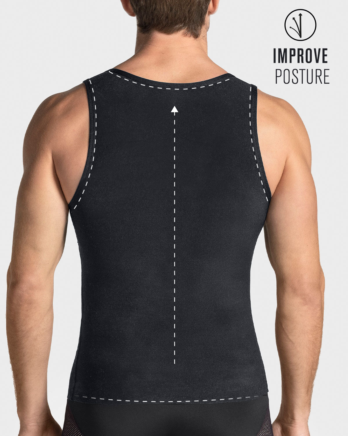 3 Pack Stretch Cotton Moderate Compression Shaper Tank with Mesh Cutouts - Slimming Shapewear for Women, Breathable Workout Tops for Yoga, Gym & Everyday Wear