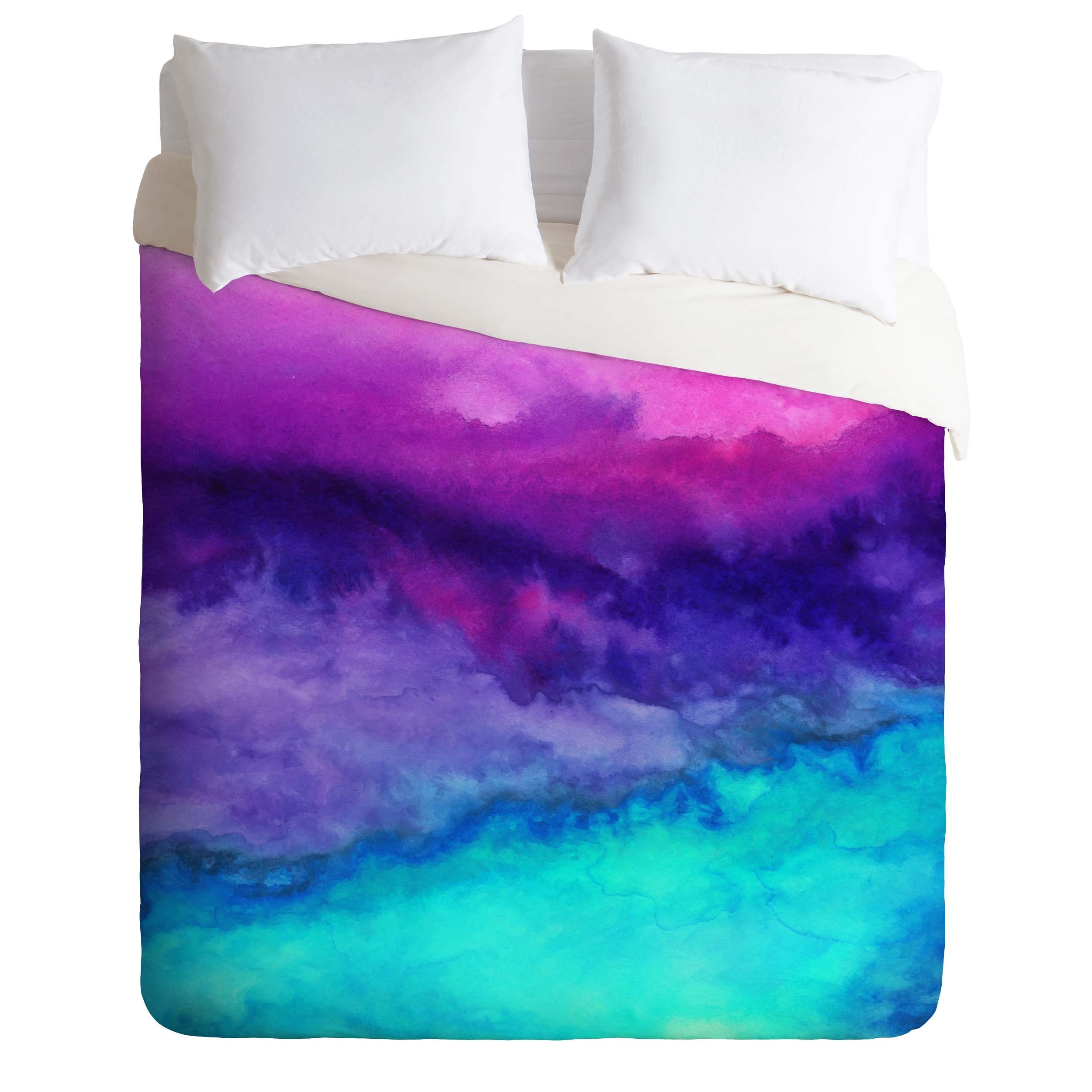 Deny Designs Jacqueline Maldonado The Sound Duvet Cover - Queen Size Bohemian Bedding Set for Modern Bedroom Decor, Soft & Stylish Comforters for Adults & Teens