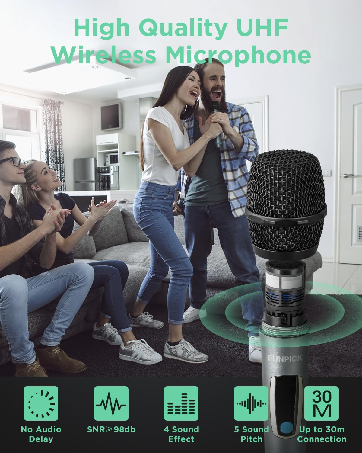 Portable Karaoke Machine for Adults with 10