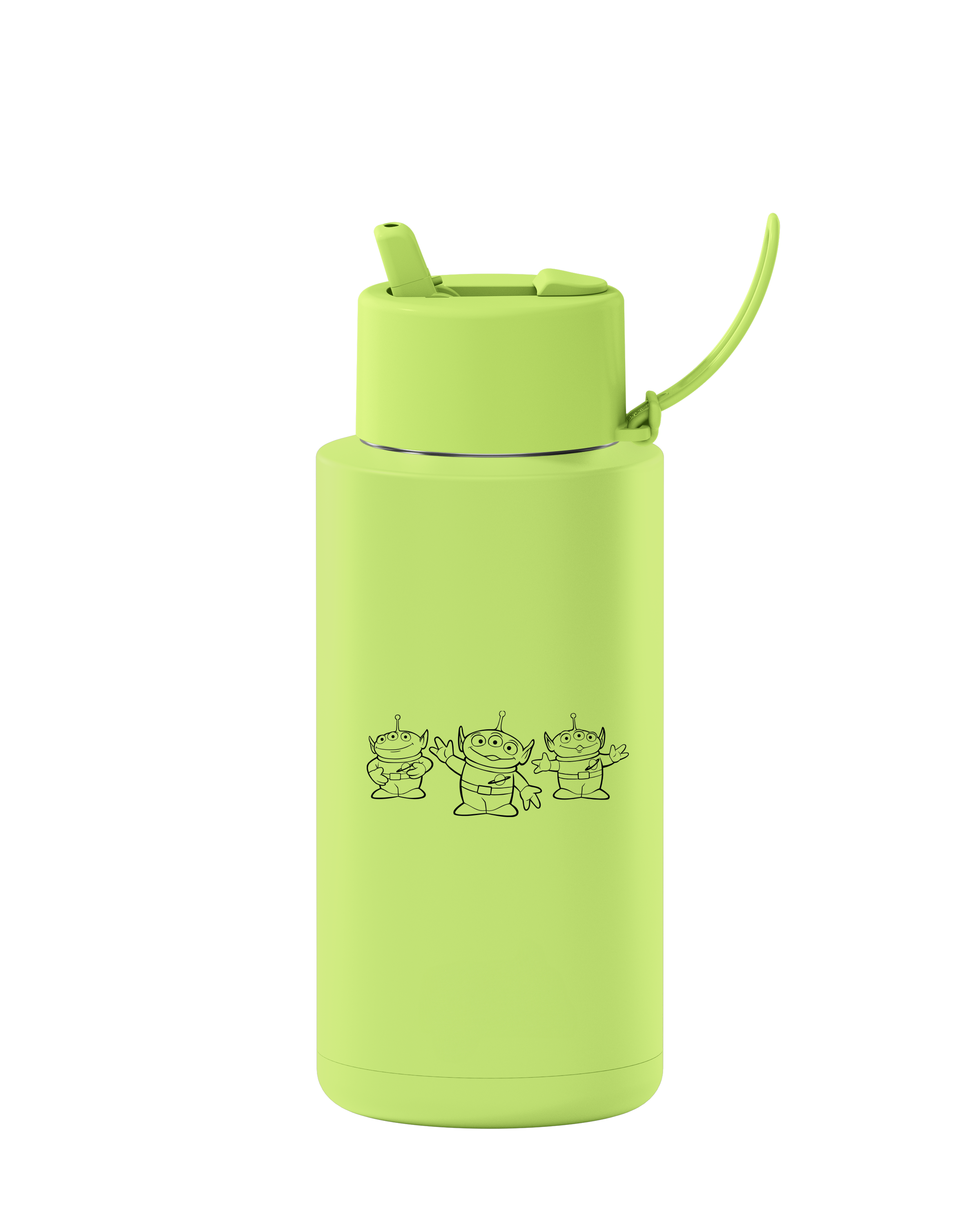 Disney Pixar Ceramic Reusable Water Bottle 34oz (1000ml) - Insulated Stainless Steel Travel Mug for Hot & Cold Drinks, Perfect for School, Office, Gym, and Outdoor Activities