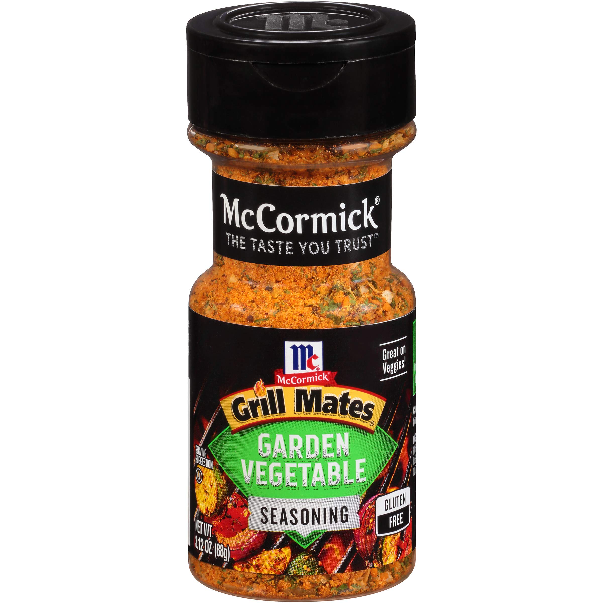 McCormick Grill Mates Garden Vegetable Seasoning 3.12 oz - Perfect for Grilling, Roasting & Seasoning Vegetables, Salads & Meats