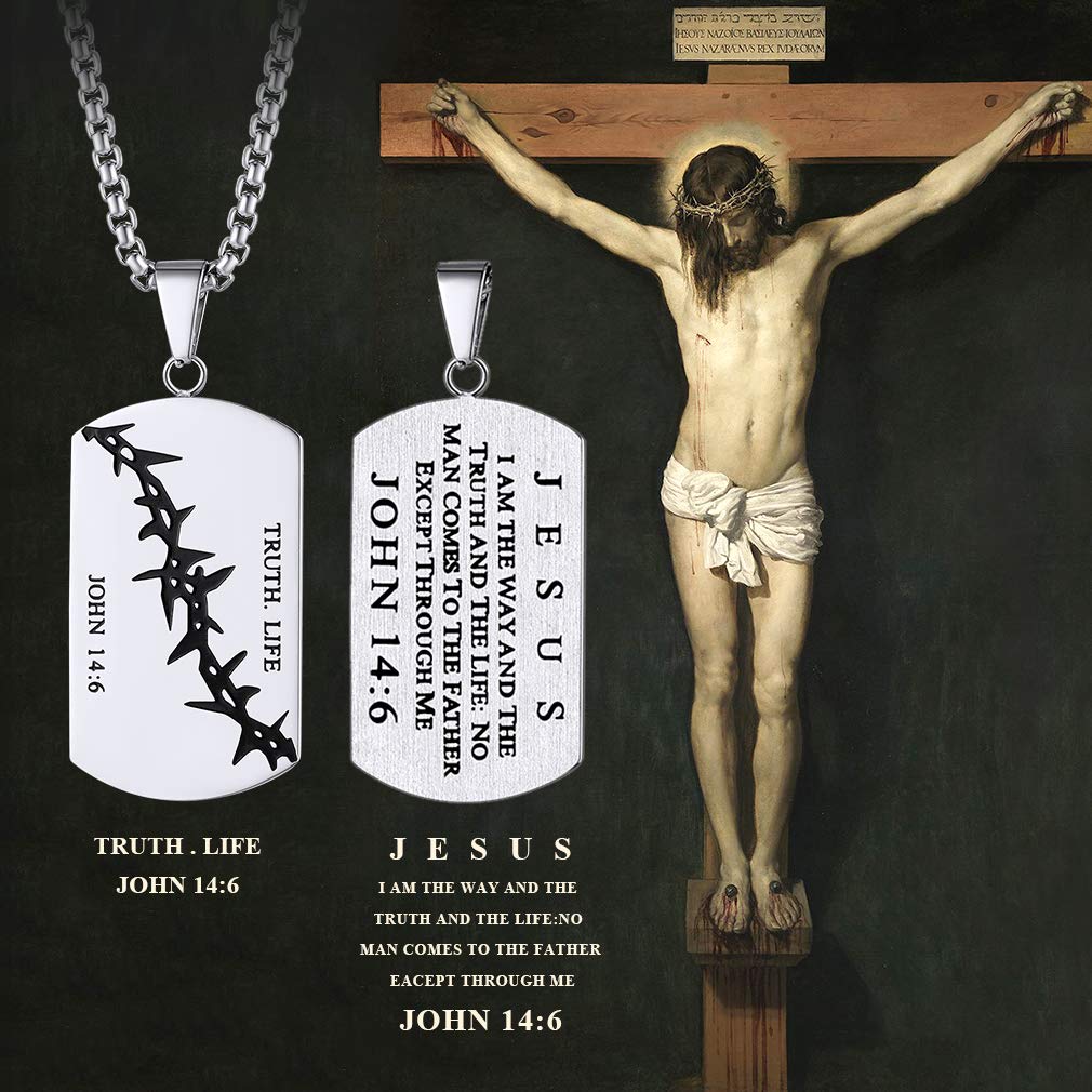 FaithHeart Jesus Ichthus Necklace - Stainless Steel & Gold Plated Christian Fish Pendant Jewelry with Gift Box - Customizable Religious Necklace for Baptism, Confirmation & Daily Wear