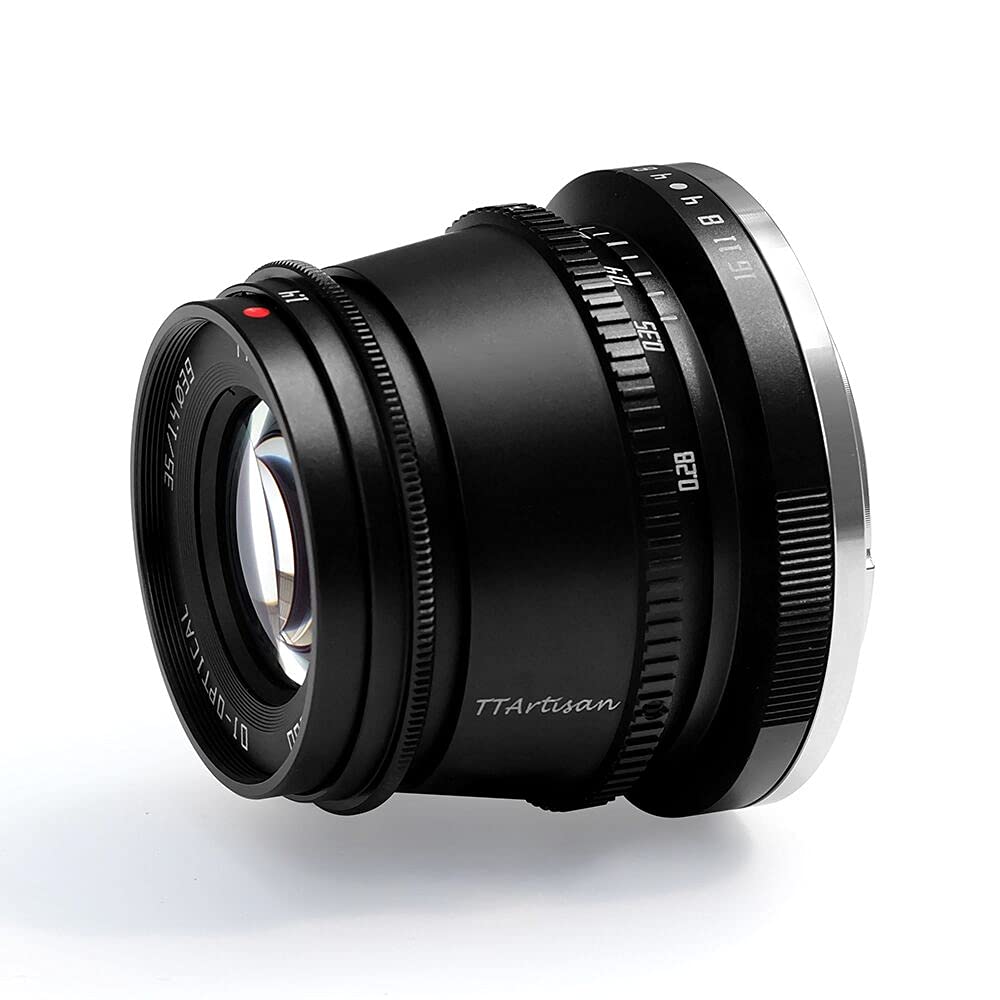 35mm F1.4 APS-C Manual Focus Lens for Sony E Mount - Compatible with A5000, A5100, A6000, A6100, A6300, A6400, A6500, A6600, NEX-3, NEX-3N - Perfect for Portrait, Street & Low Light Photography