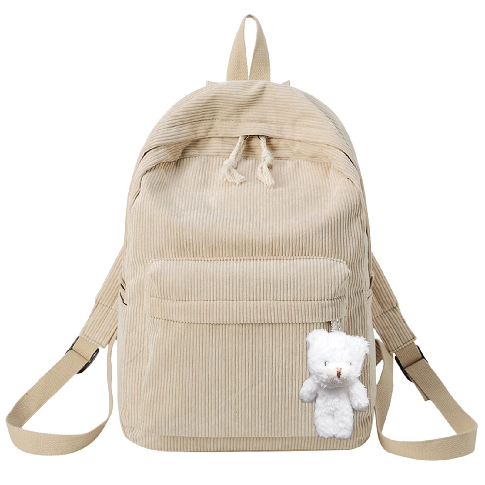 Stylish Lightweight College Backpack for Women - Large Capacity School Bookbag with Kawaii Design - Perfect for Campus, Travel & Daily Commute