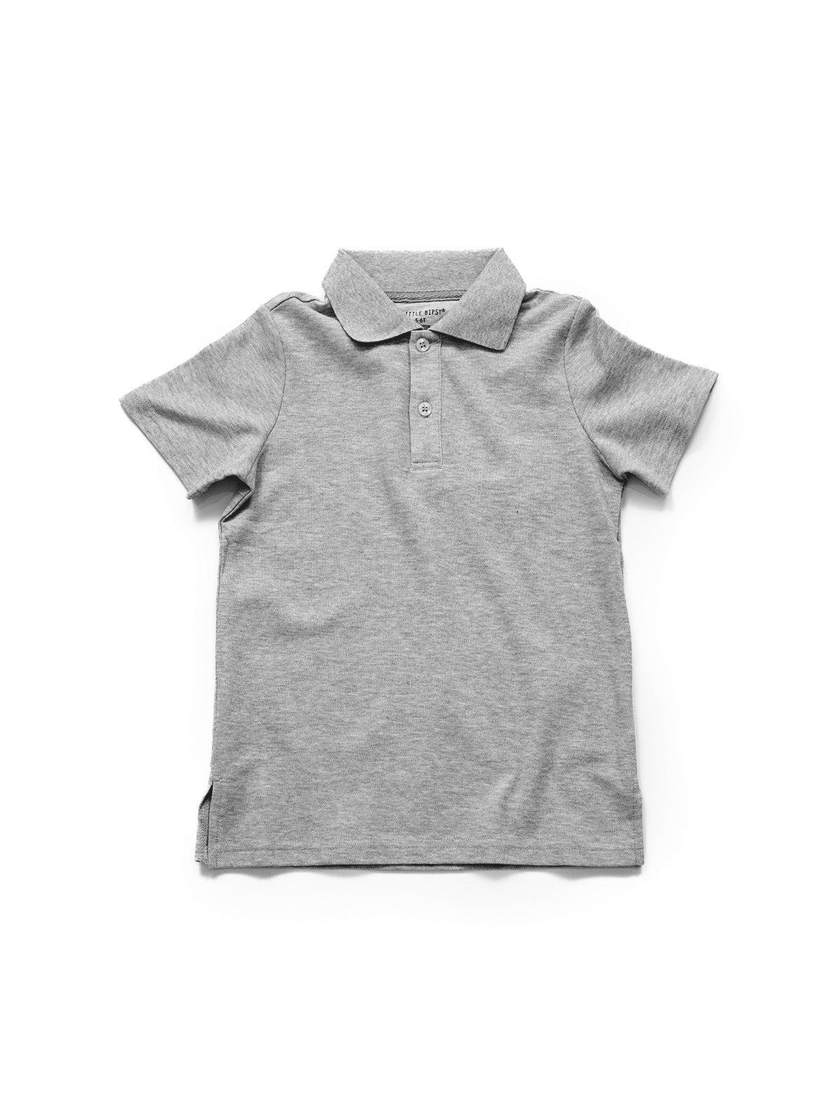 Men's Classic Basic Short Sleeve Polo Shirt - Breathable Cotton, Comfort Fit, Casual & Work Wear - Grey - Perfect for Golf, Office & Everyday Outfits