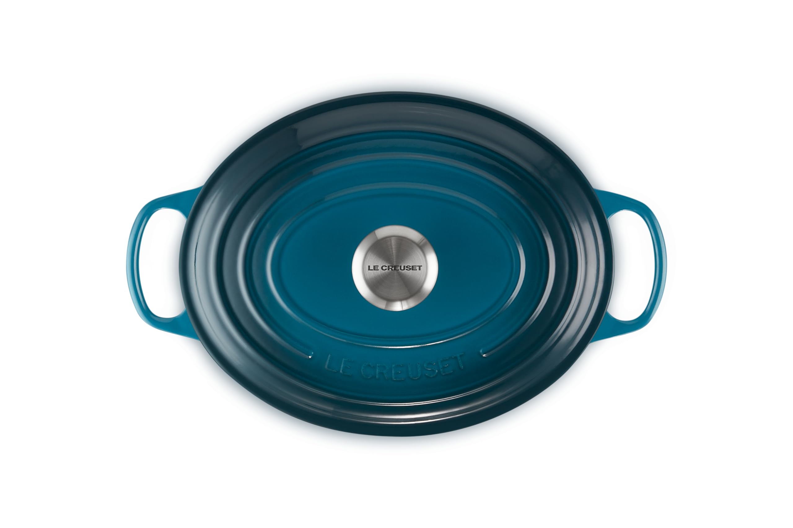 Le Creuset 5 Quart Enameled Cast Iron Oval Dutch Oven - Premium Deep Teal Cookware for Braising, Roasting & Baking | Perfect for Soups, Stews & Family Dinners
