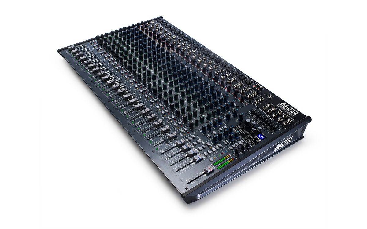 Alto Live 2404 Professional Audio Mixer - 24-Channel Digital Mixing Console with Premium Sound Quality for Live Performances, Studio Recording & DJ Sets