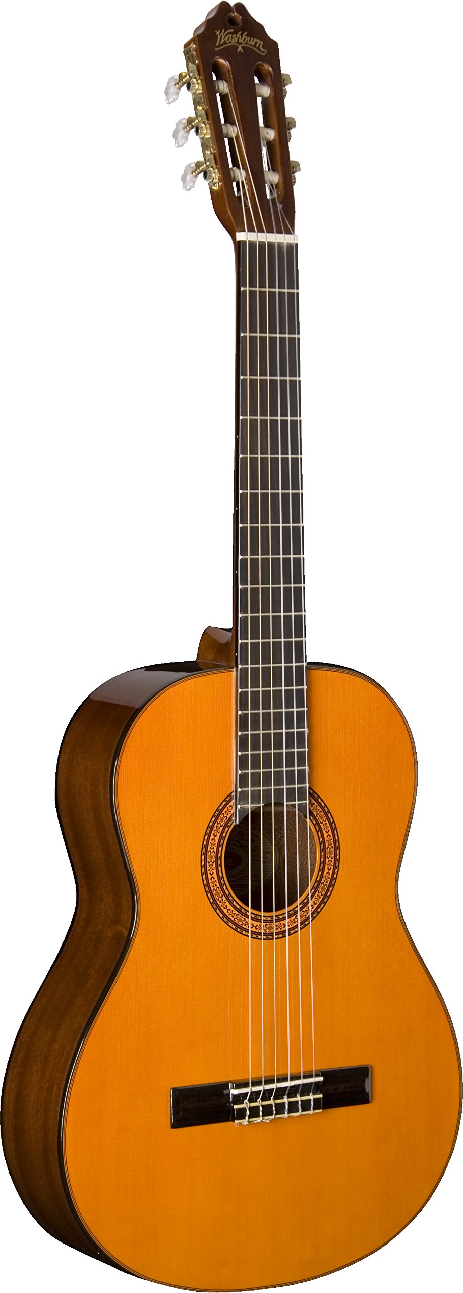 Washburn C5 Classical Acoustic Guitar - Nylon String Guitar for Beginners & Professionals, Perfect for Home Practice, Performances & Music Lessons