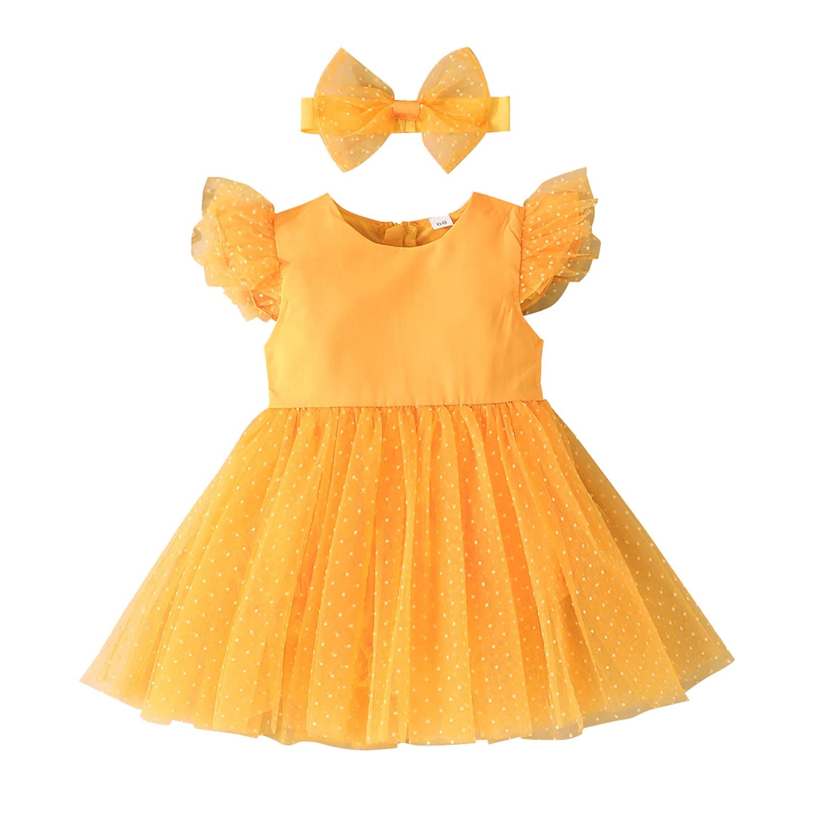**Toddler Girls' Butterfly Print Beach Outfit Set with Fly Sleeves - Cute Summer Playwear for Baby & Kids**    *Use Case: Perfect for beach trips, outdoor playdates, summer vacations, and casual family outings.*