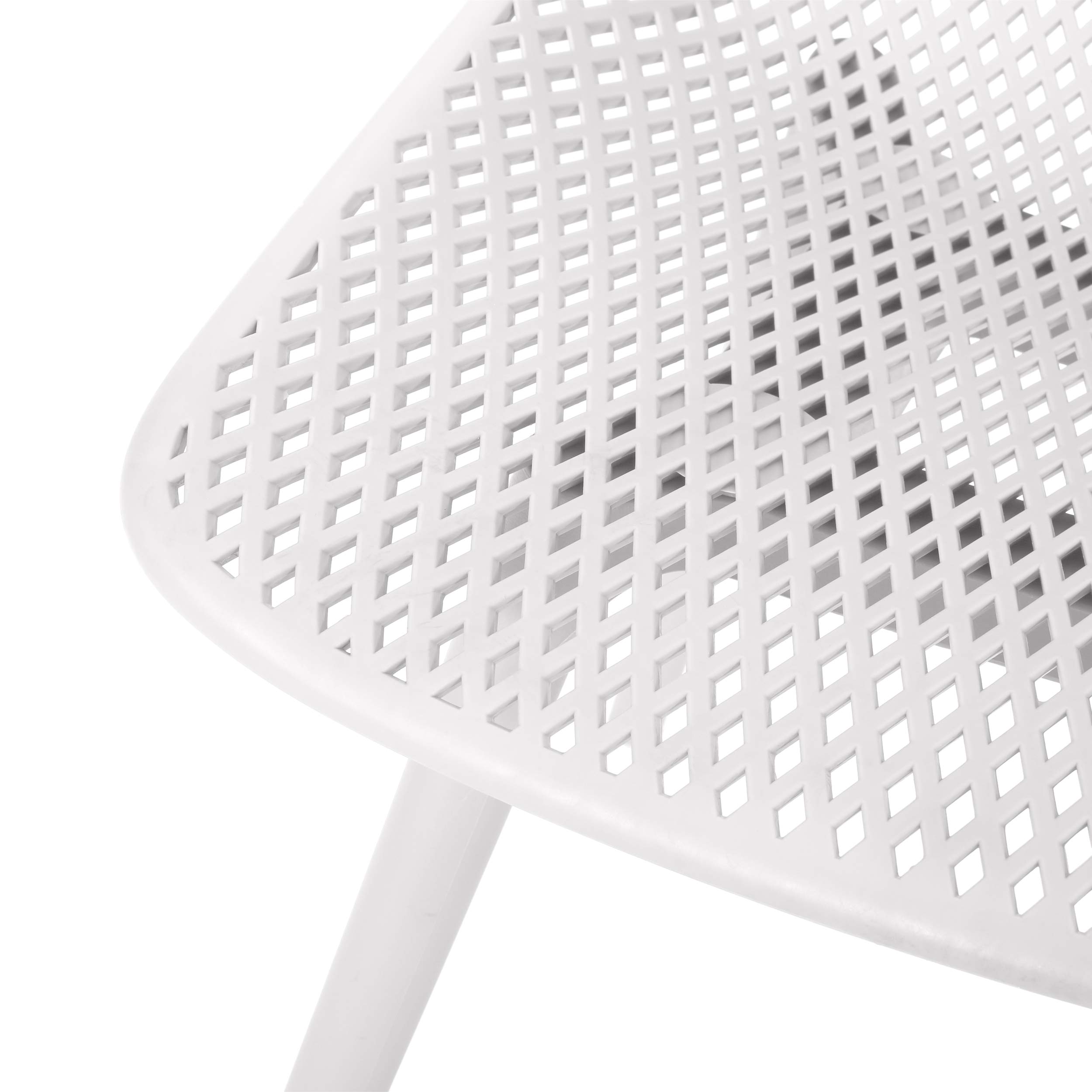 Christopher Knight Home Darleen Outdoor Dining Chairs (Set of 2) - Weather-Resistant White Patio Furniture for Garden, Poolside & Backyard Dining